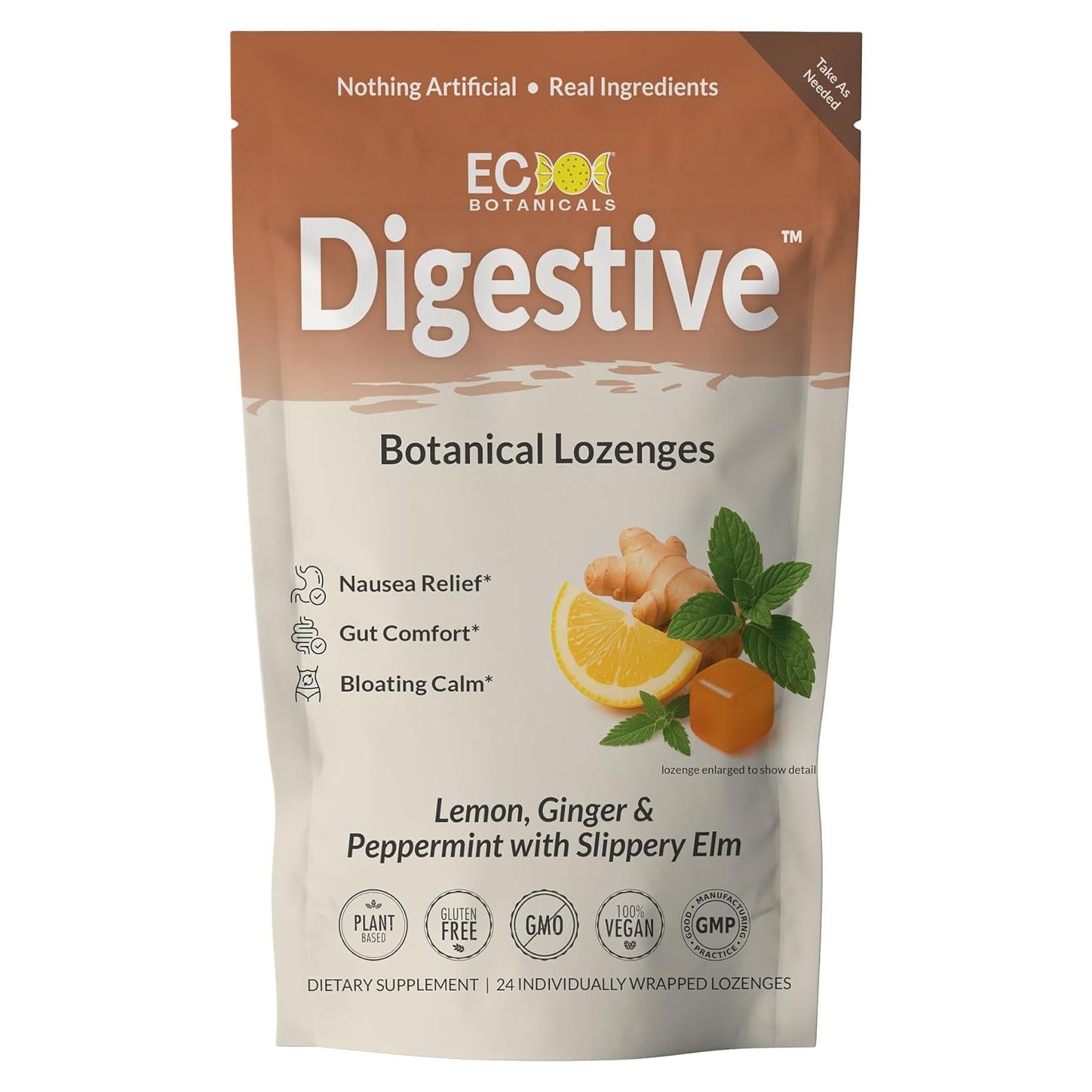 Caramelo Duro Digestivo Essential Candy 85g - Limón, Jengibre, Menta