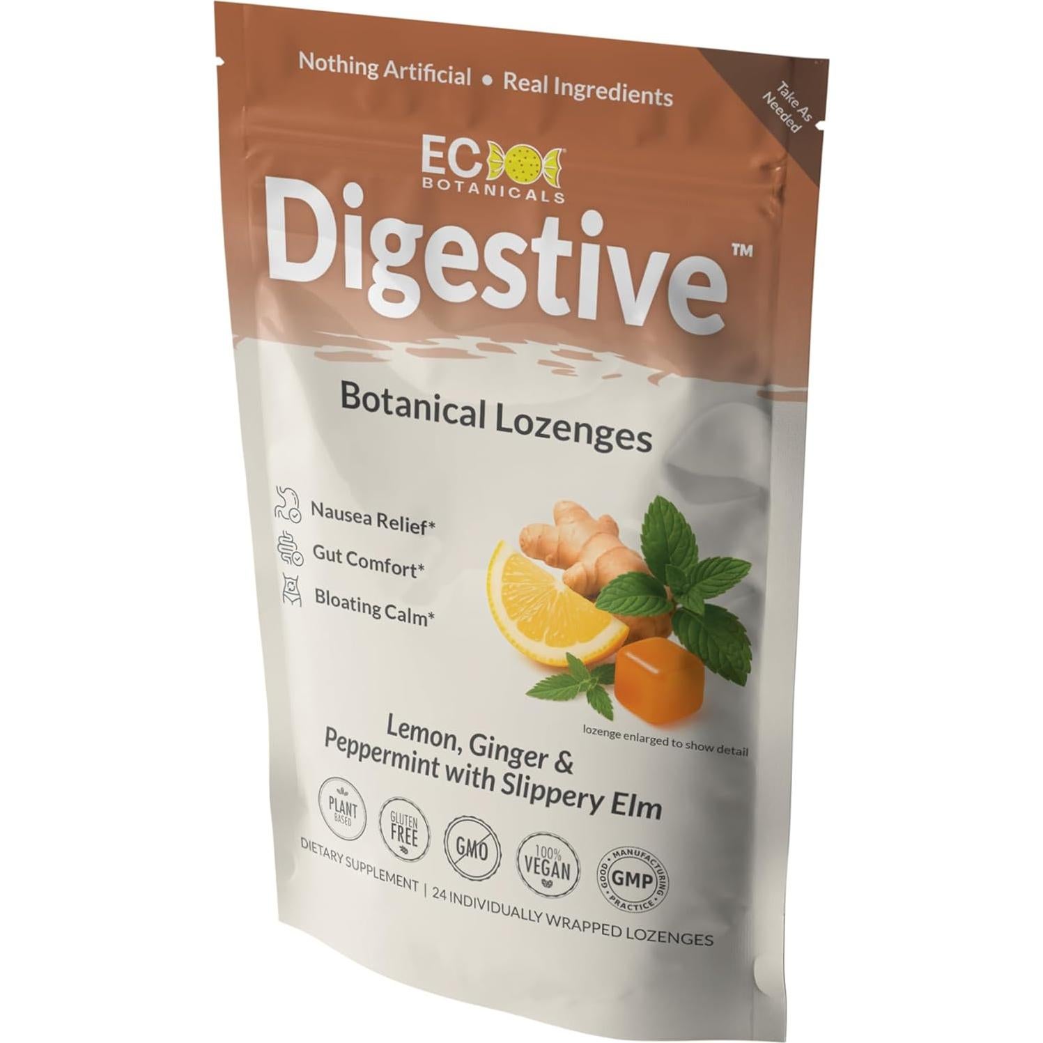 Caramelo Duro Digestivo Essential Candy 85g - Limón, Jengibre, Menta