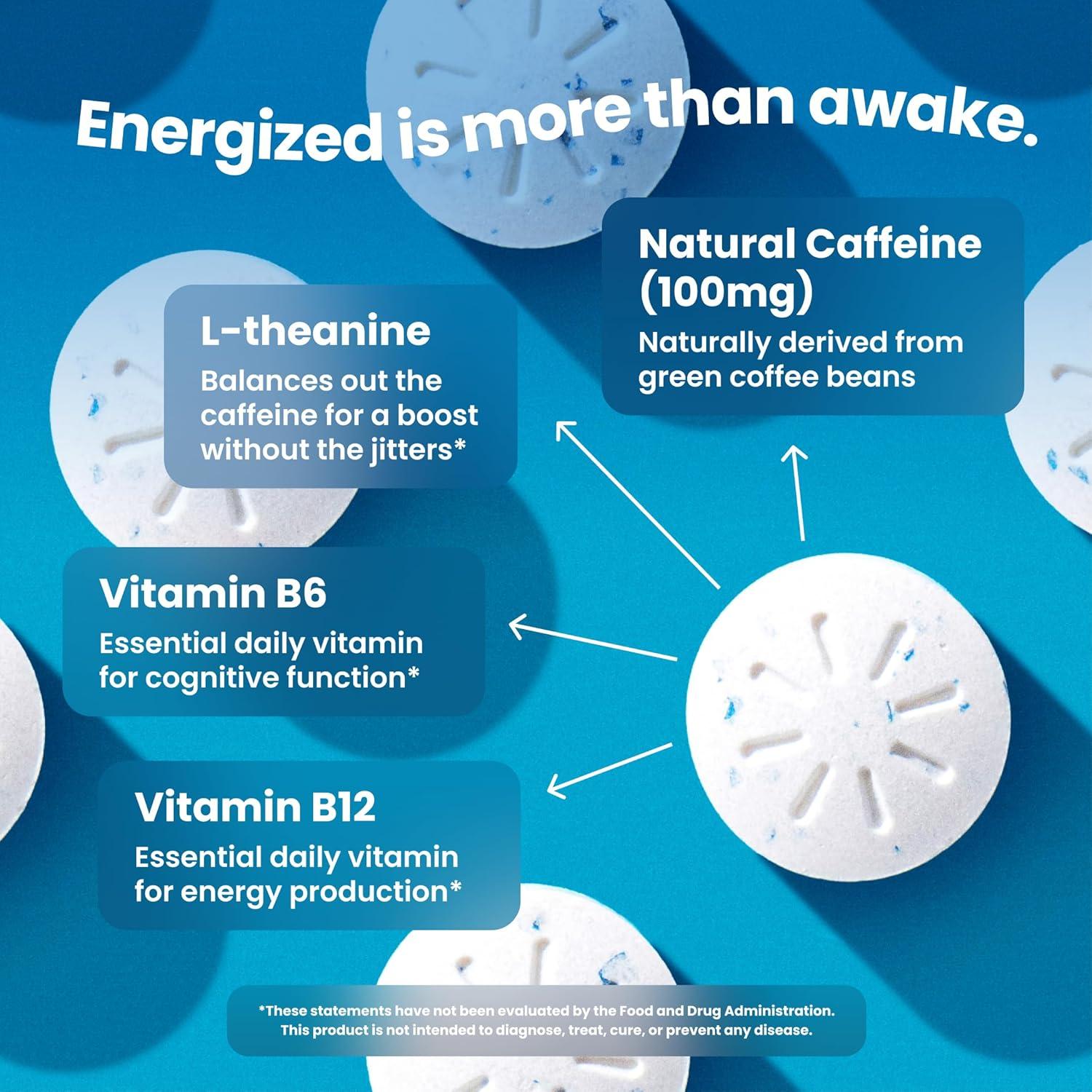 NeuroGum Menta Energía y Enfoque 90 Piezas 100mg Cafeína
