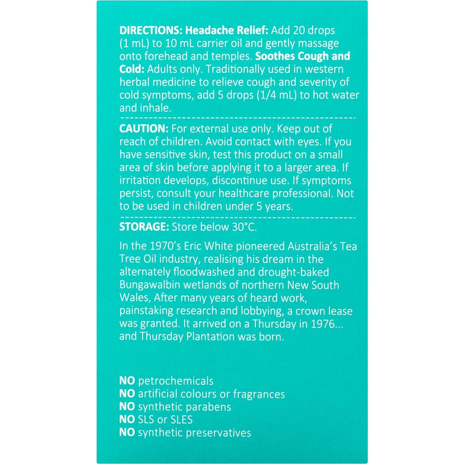 Aceite de Menta 100% Puro Thursday Plantation 25ml