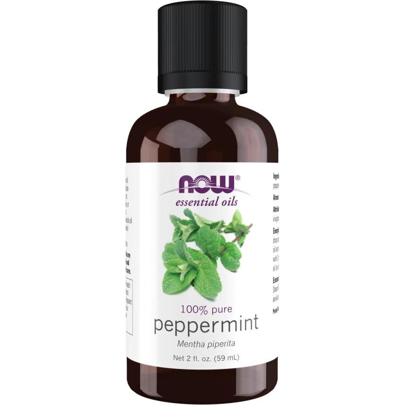 Aceite Esencial de Menta NOW Foods 60 ml - Paquete de 2