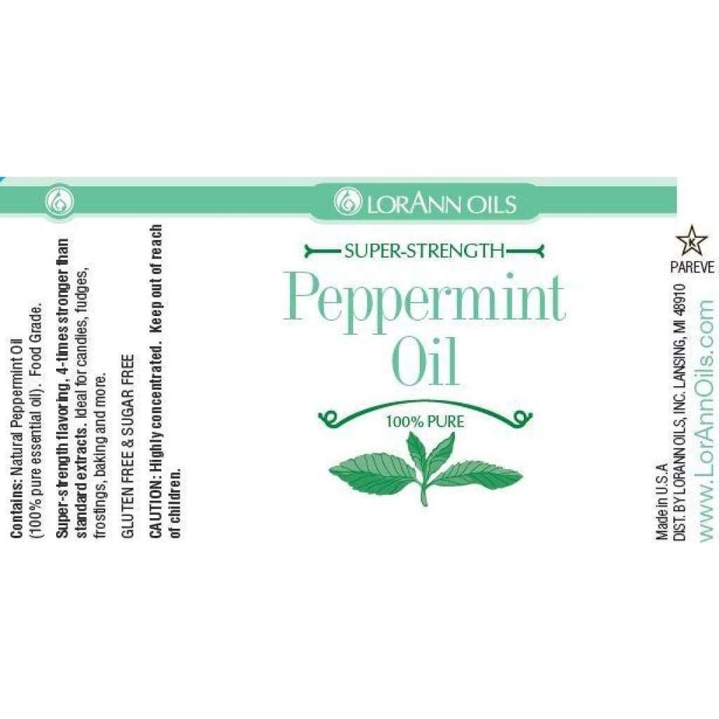Aceite Esencial de Menta LorAnn 100% Puro 9.4 ml