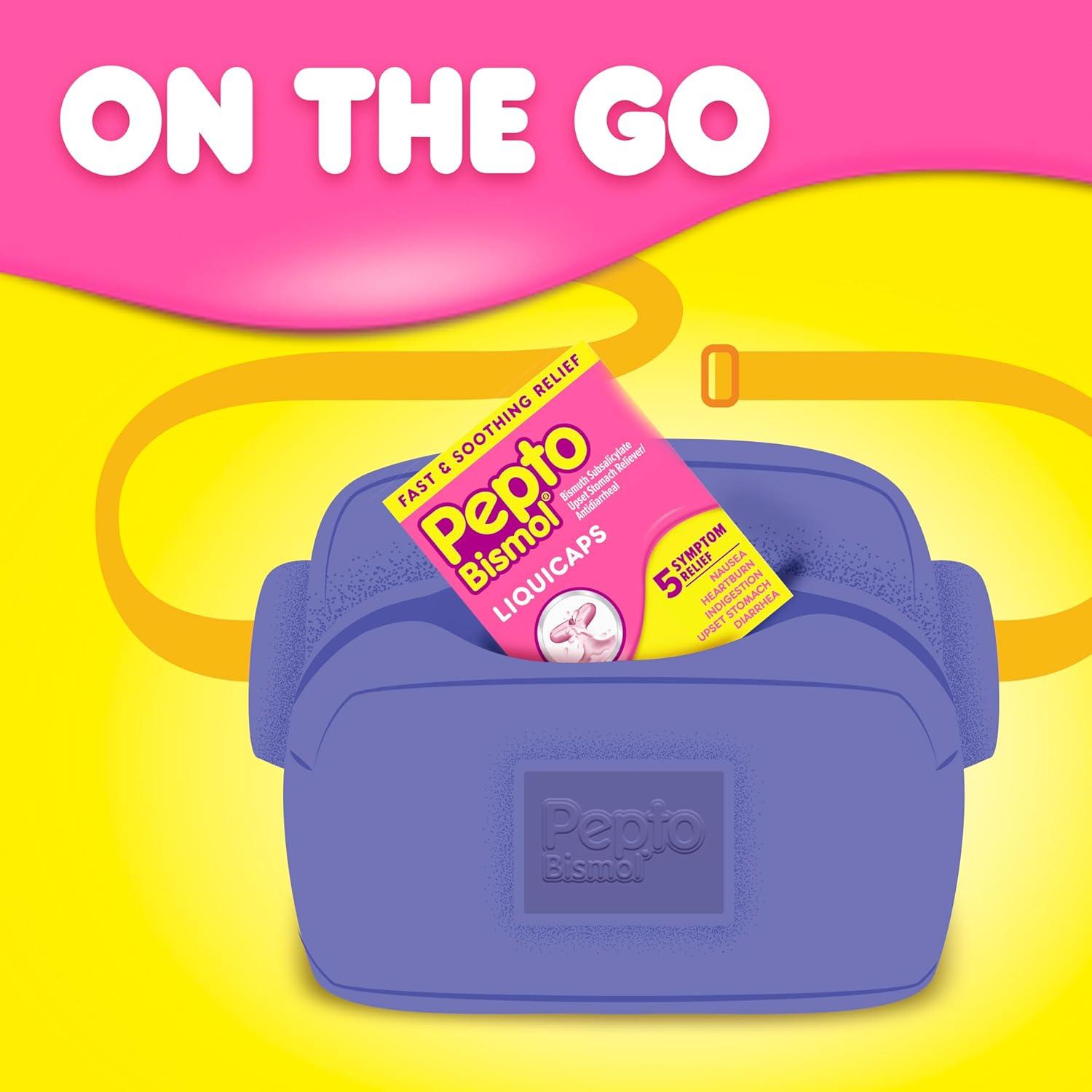 Pepto Bismol Liquicaps 48 Unidades - Alivio Estómago Alterado