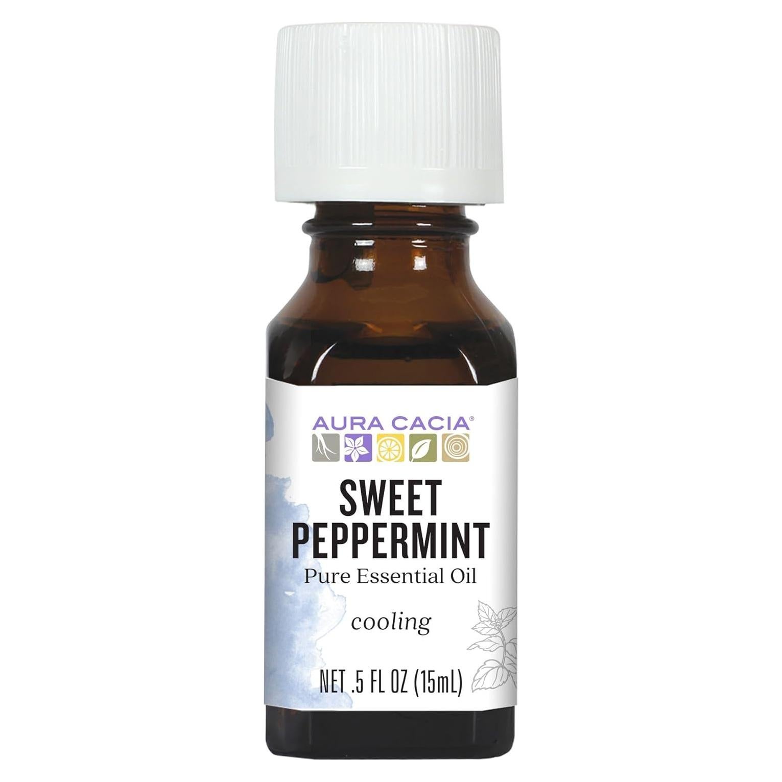 Aceite Esencial Puro de Menta Dulce Aura Cacia 15 ml