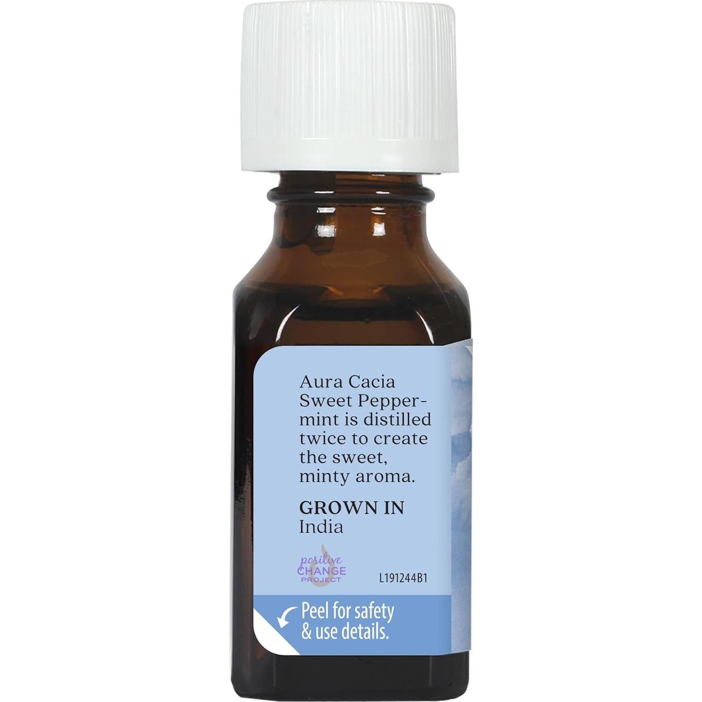 Aceite Esencial Puro de Menta Dulce Aura Cacia 15 ml