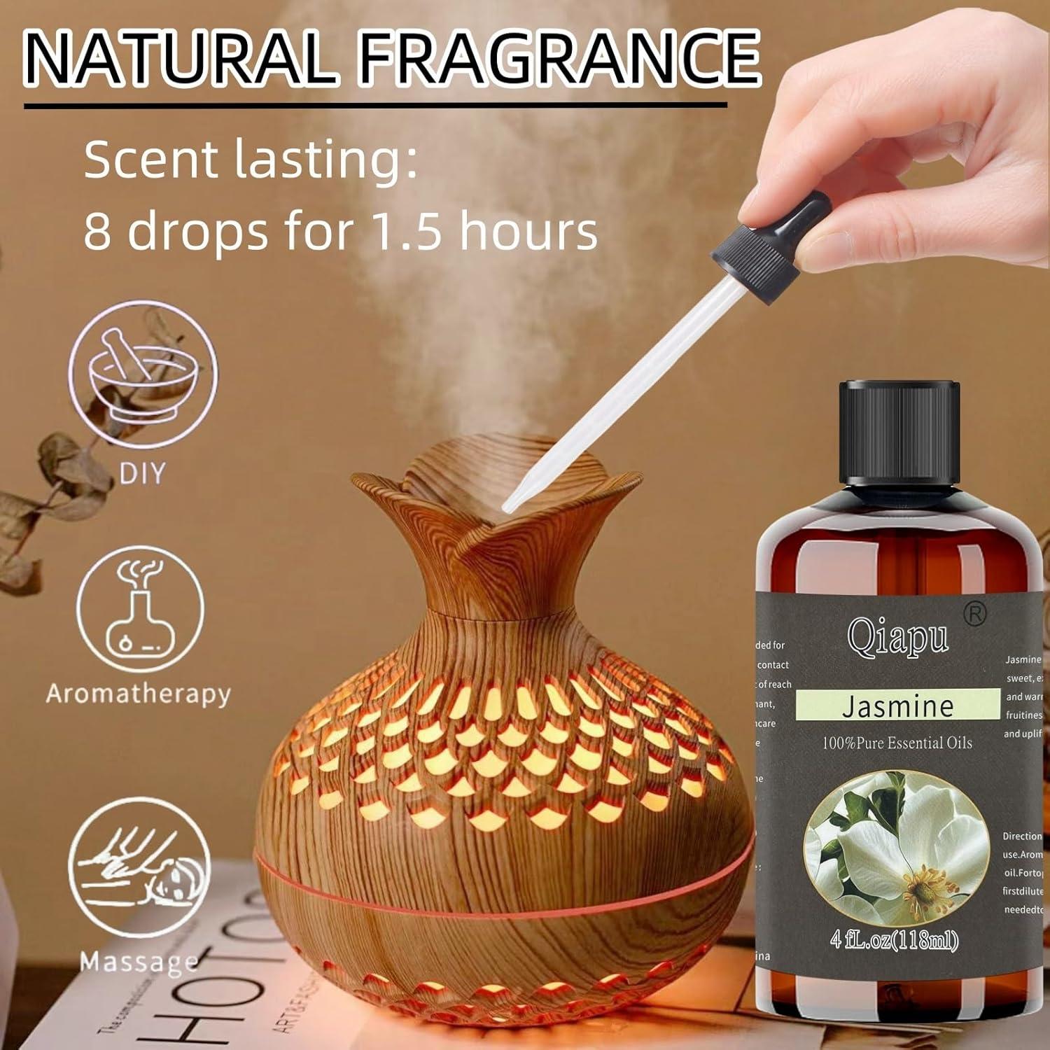 Aceite Esencial de Aromaterapia Qiapu 118 ml Jazmín y Vainilla