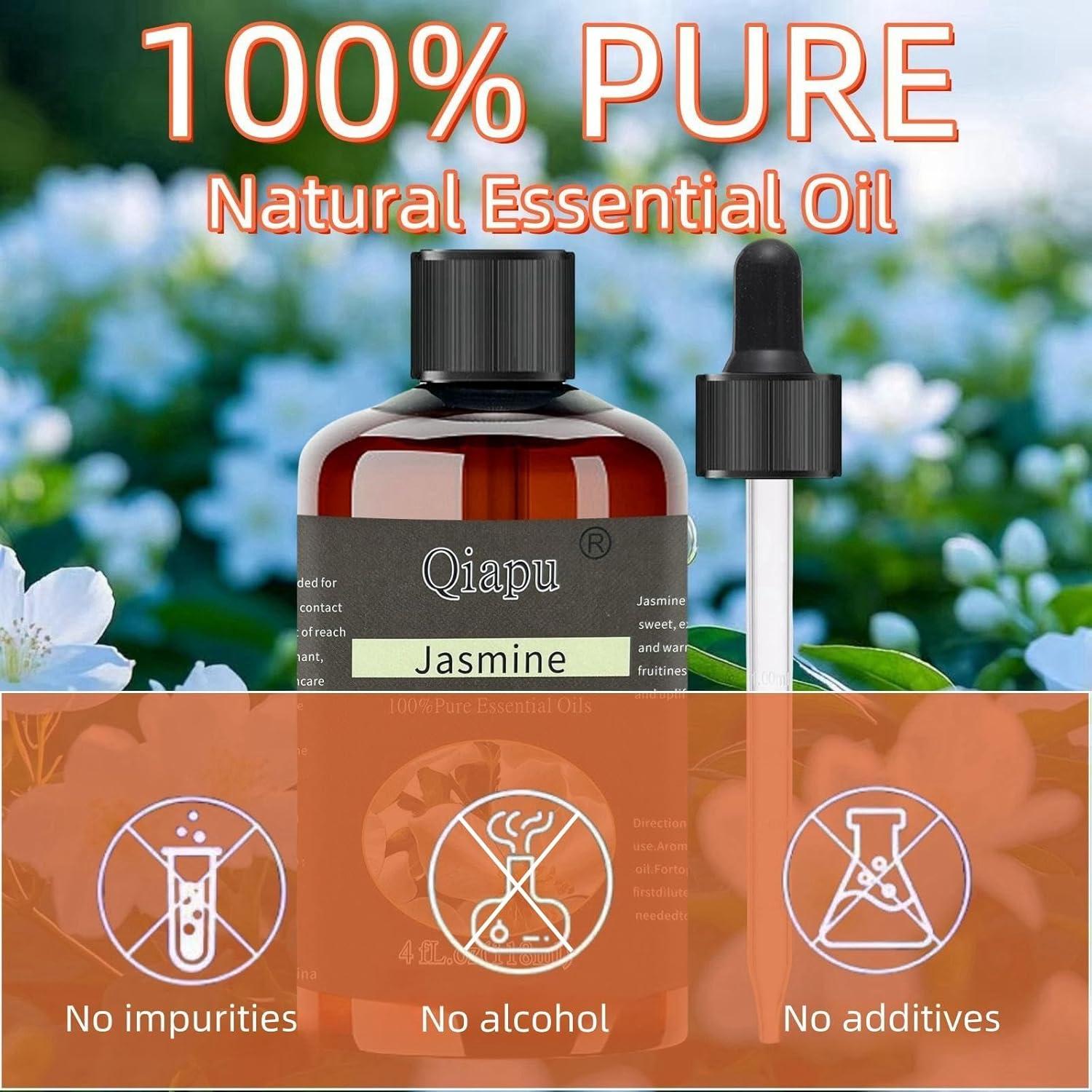 Aceite Esencial de Aromaterapia Qiapu 118 ml Jazmín y Vainilla