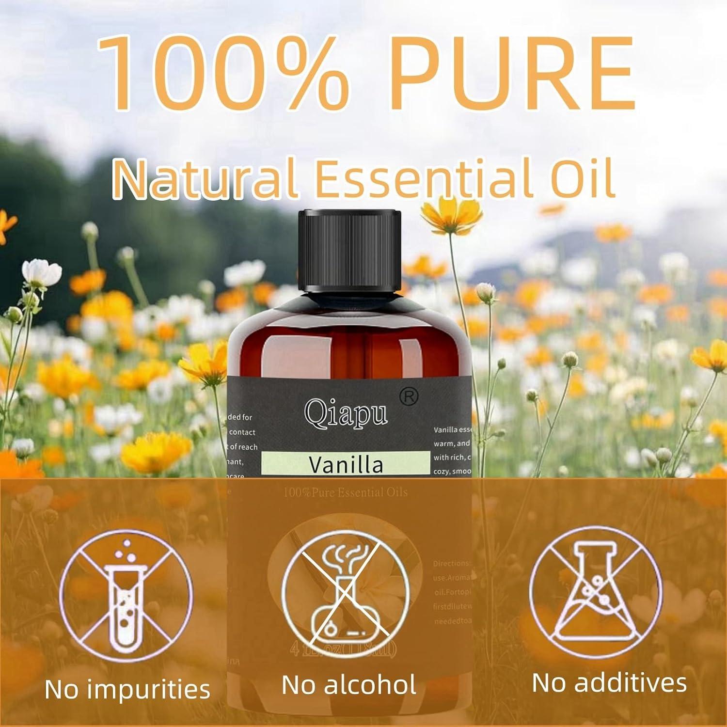 Aceite Esencial de Aromaterapia Qiapu 118 ml Jazmín y Vainilla