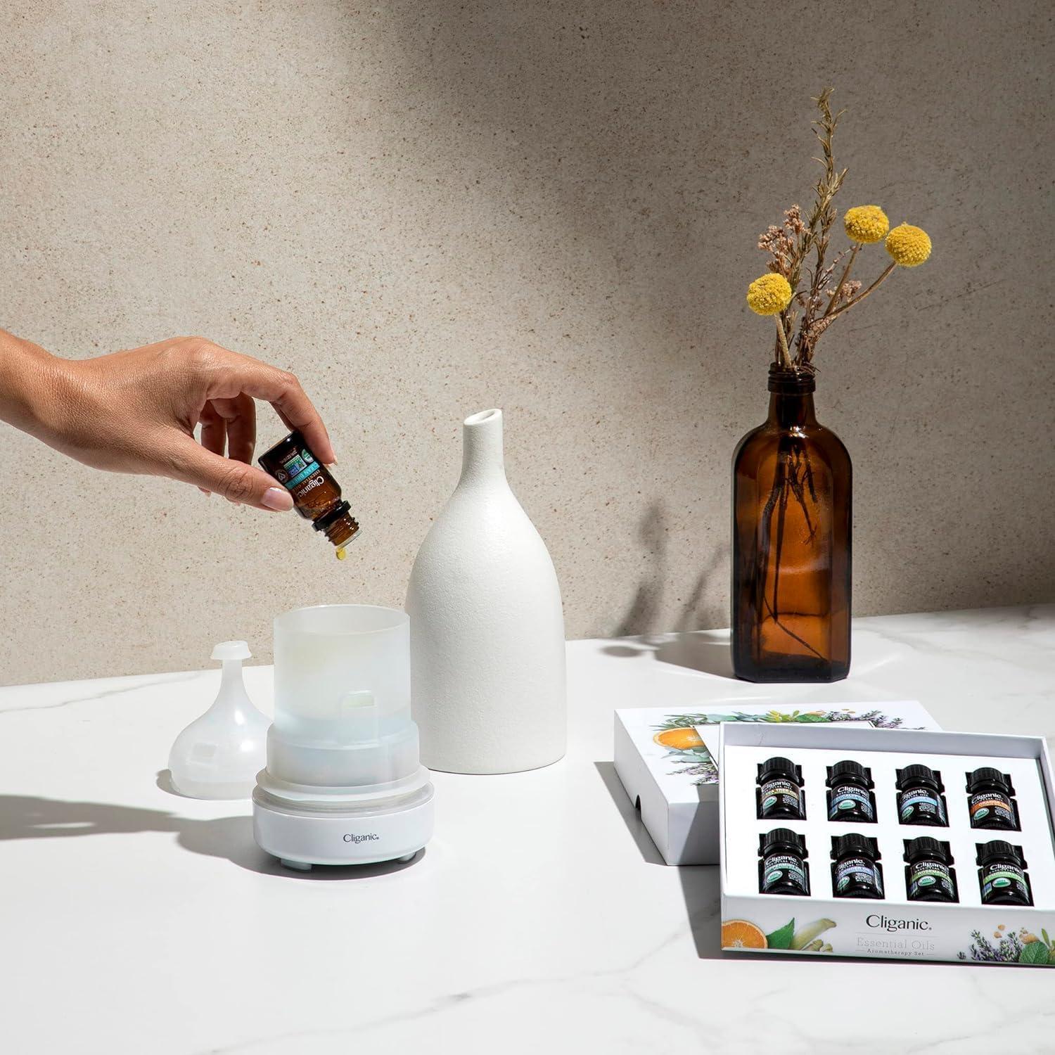 Set de Aceites Esenciales Orgánicos Cliganic - 8 Piezas 100% Puro