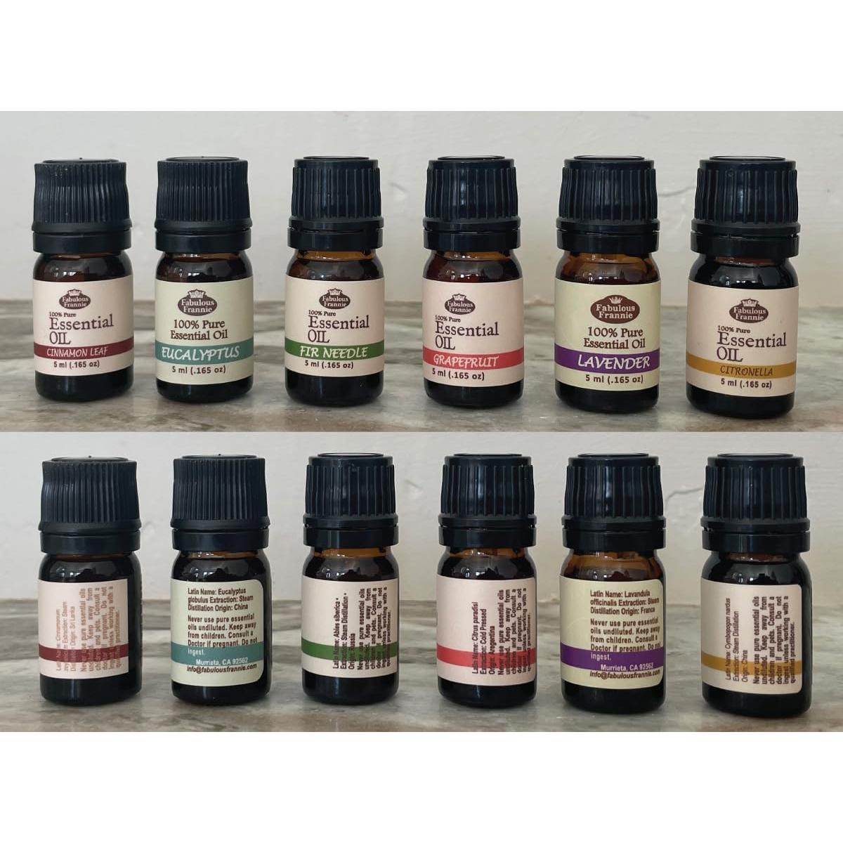 Juego de Inicio Aceites Esenciales Puros Fabulous Frannie 12x5ml