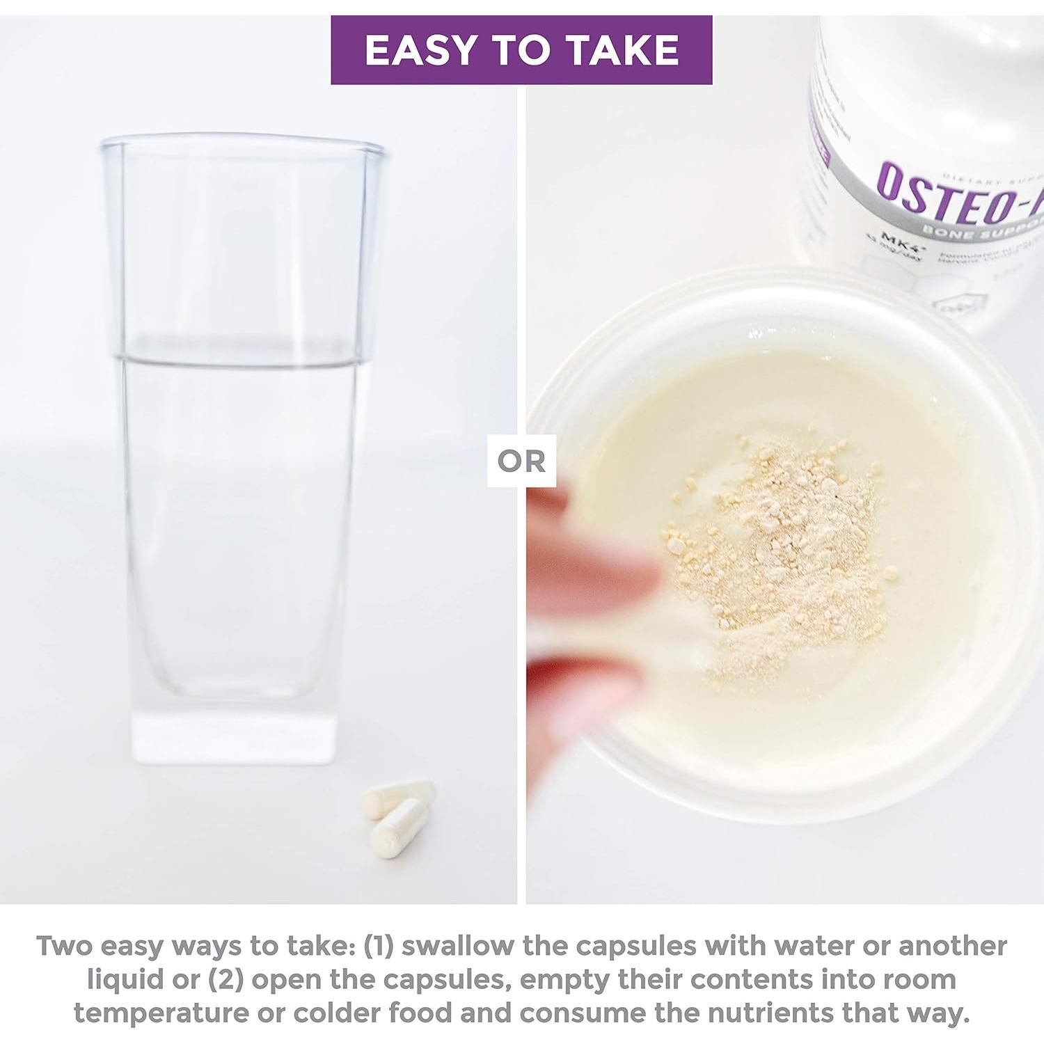 Osteo-K Minis Suplemento Óseo NBI 120 Cápsulas 400mg Calcio