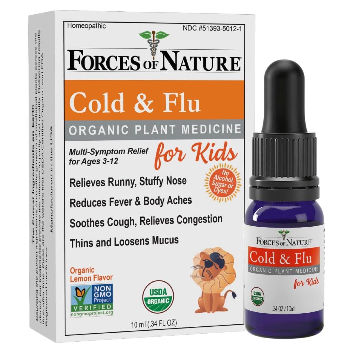 Forces of Nature Alivio Resfriado y Tos Niños 10 ml Homeopático