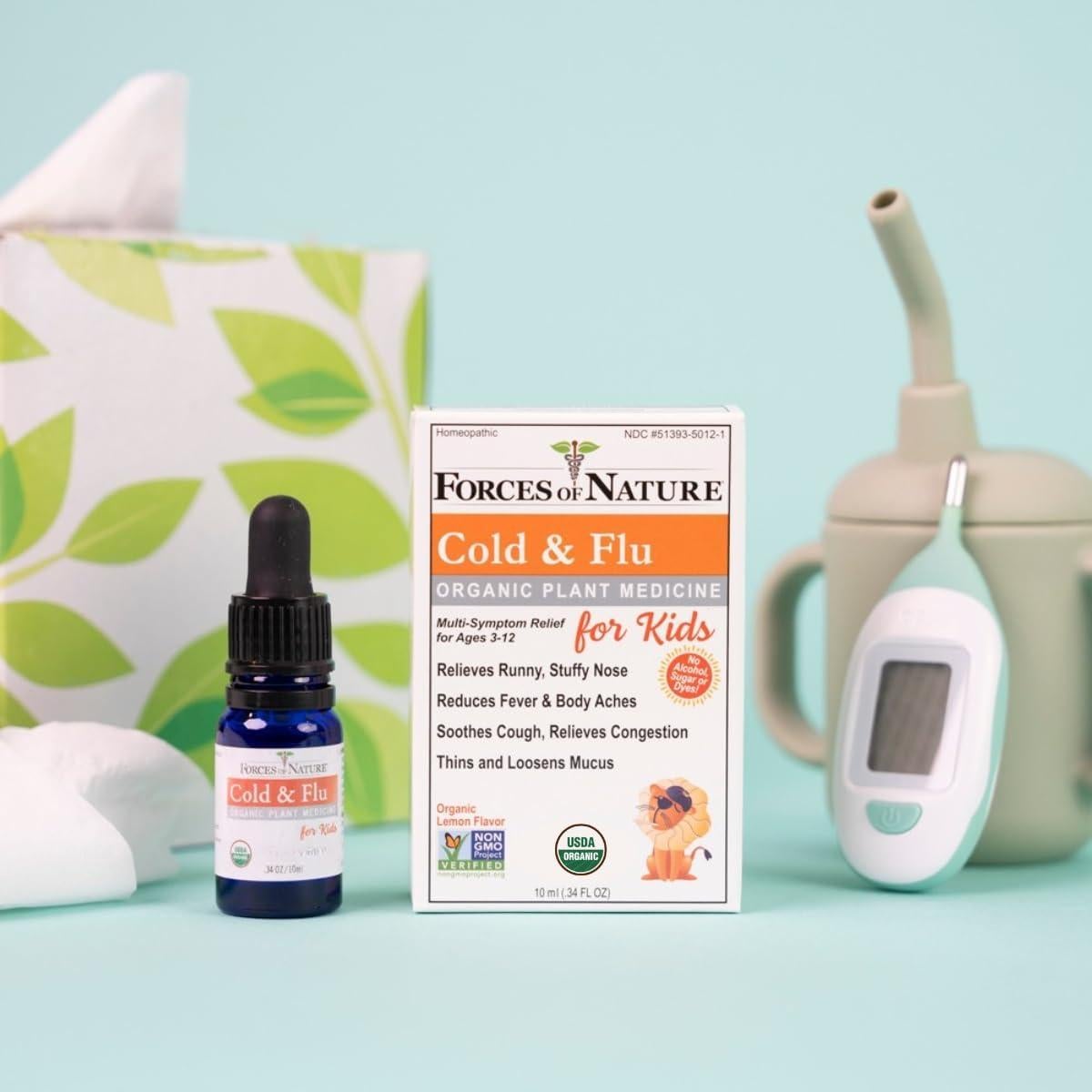 Forces of Nature Alivio Resfriado y Tos Niños 10 ml Homeopático