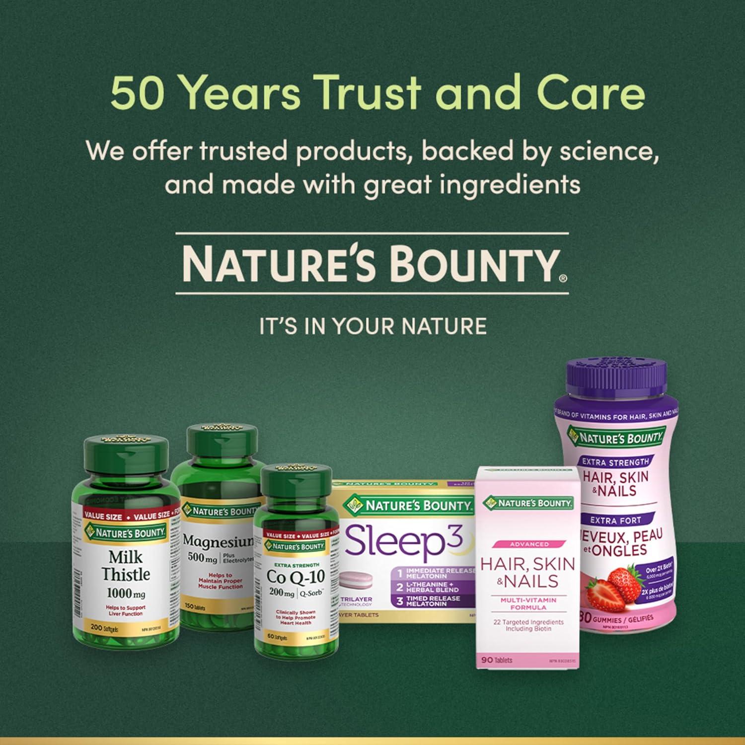 Cardo Mariano Nature's Bounty 200 Softgels 199.6g