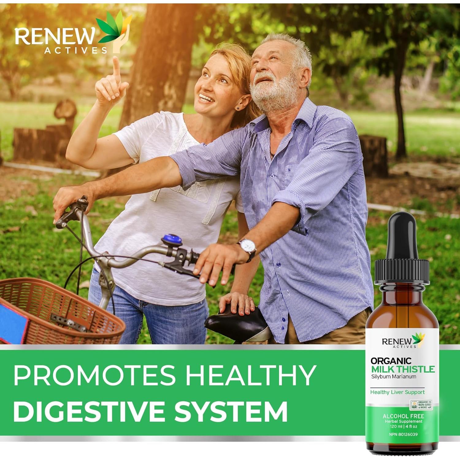 Extracto Líquido de Cardo Mariano Renew Actives 118.3ml - Vegano