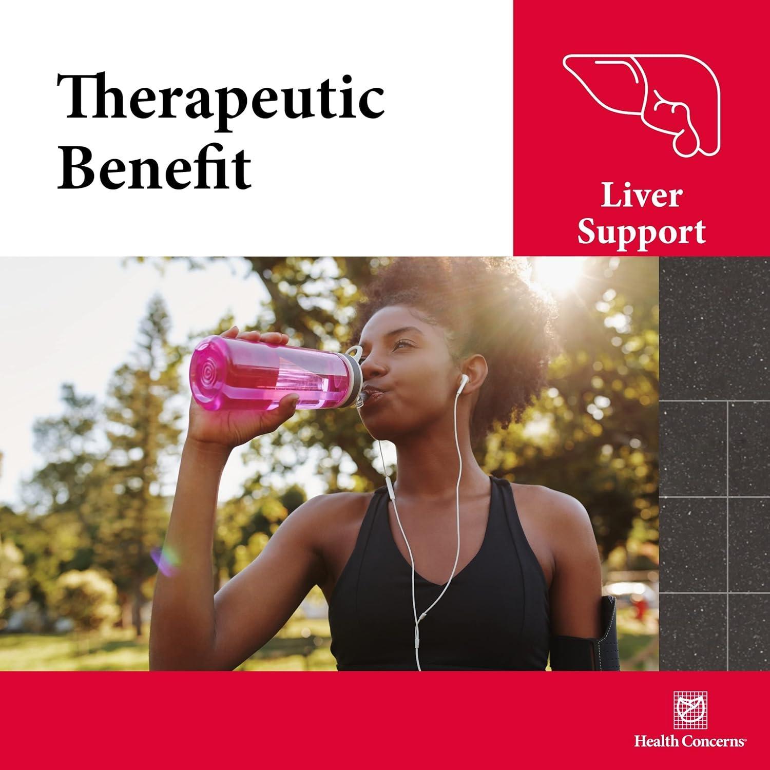 Suplemento Herbal Health Concerns Rehmannia y Cardo Mariano - 90 Cápsulas