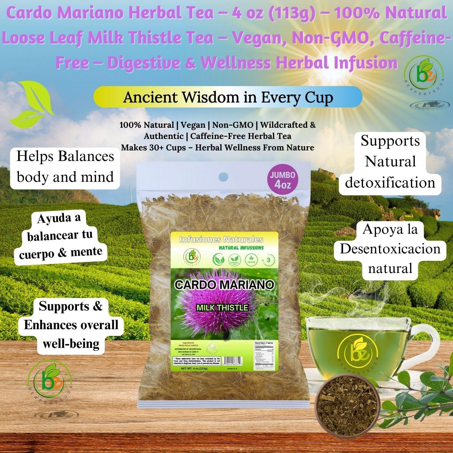 Té Suelto de Cardo Mariano CHAYA MAYA 113g Vegano 100% Puro