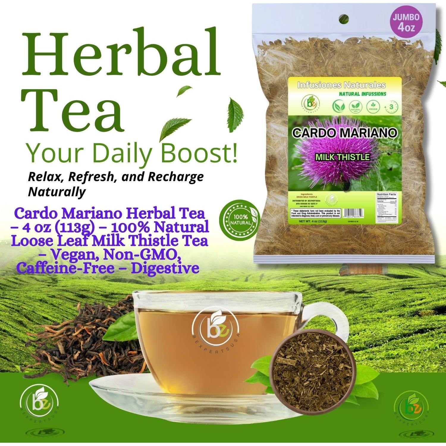 Té Suelto de Cardo Mariano CHAYA MAYA 113g Vegano 100% Puro