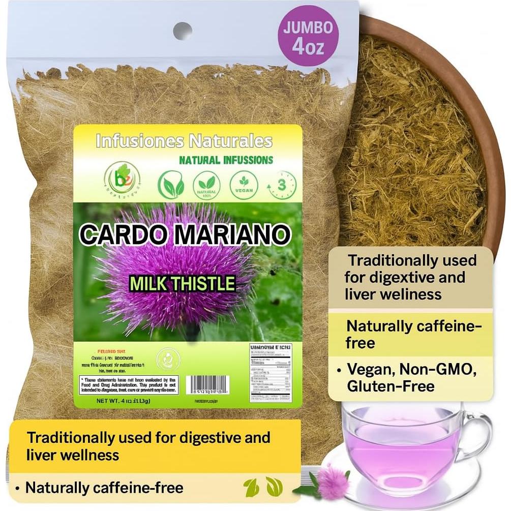 Té Suelto de Cardo Mariano CHAYA MAYA 113g Vegano 100% Puro