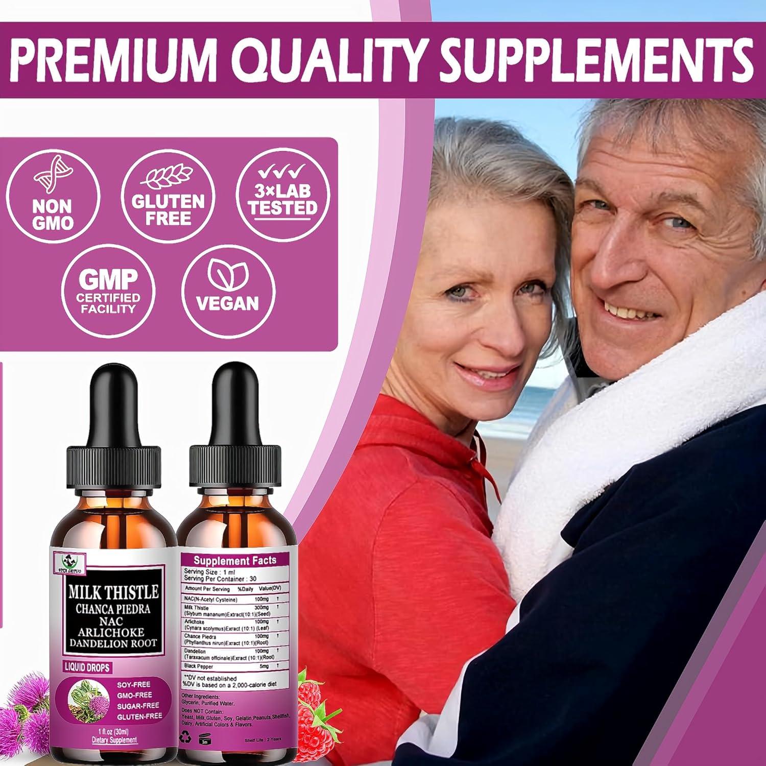 Gotas de Cardo Mariano Vita Letuo 30 Porciones Desintoxicación