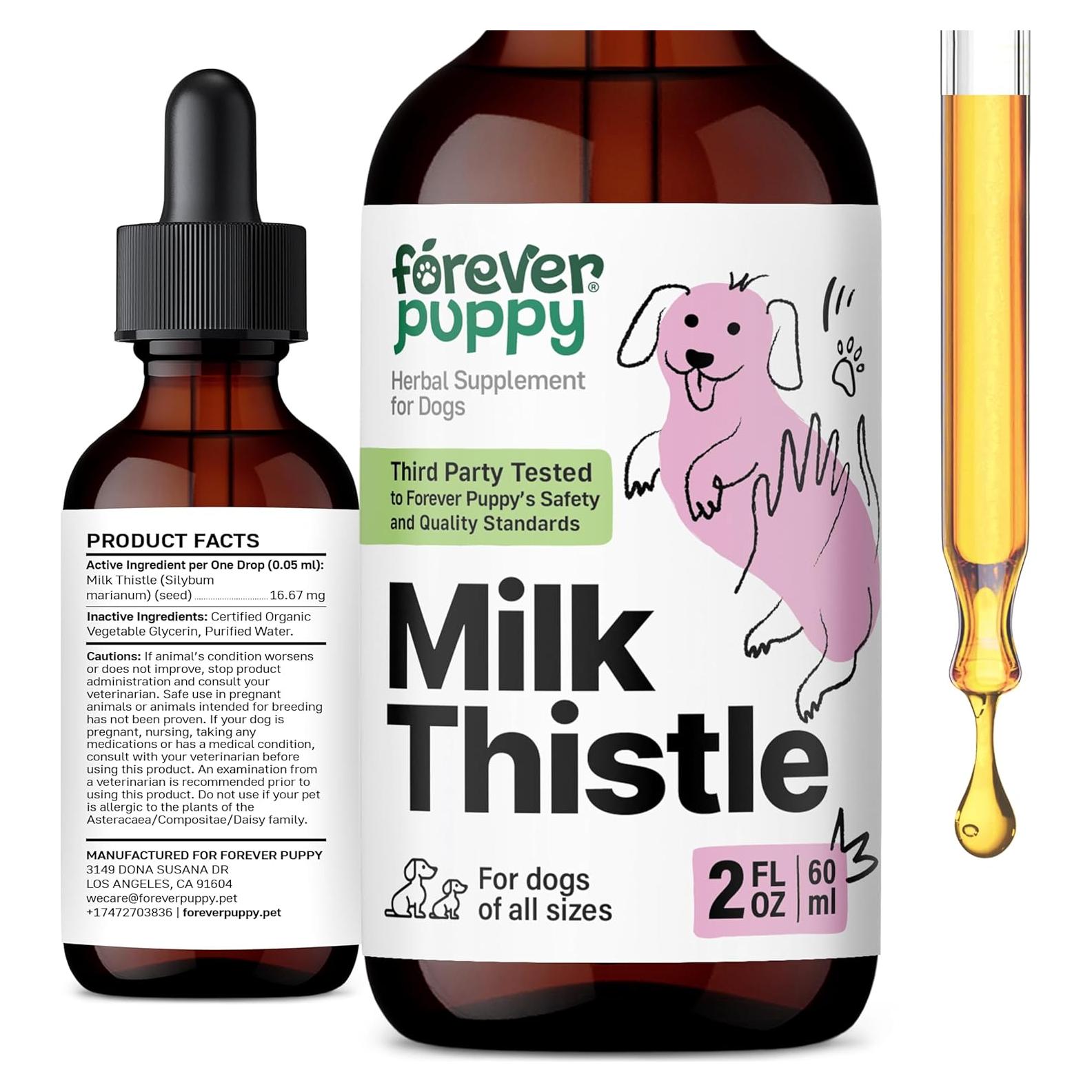 Suplemento Hepático para Perros Forever Puppy 60 ml - Cardo Mariano