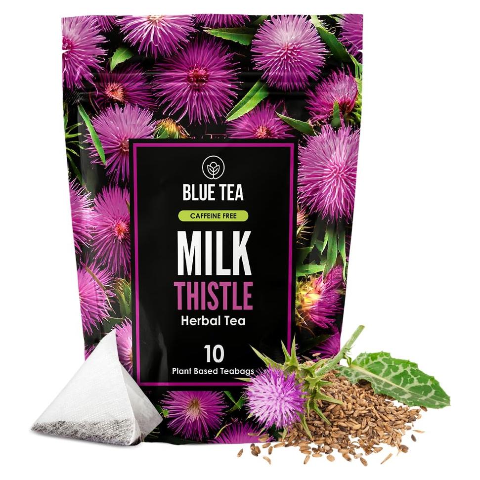 Té de Cardo Mariano Redplum - 10 Bolsas - Sin Cafeína