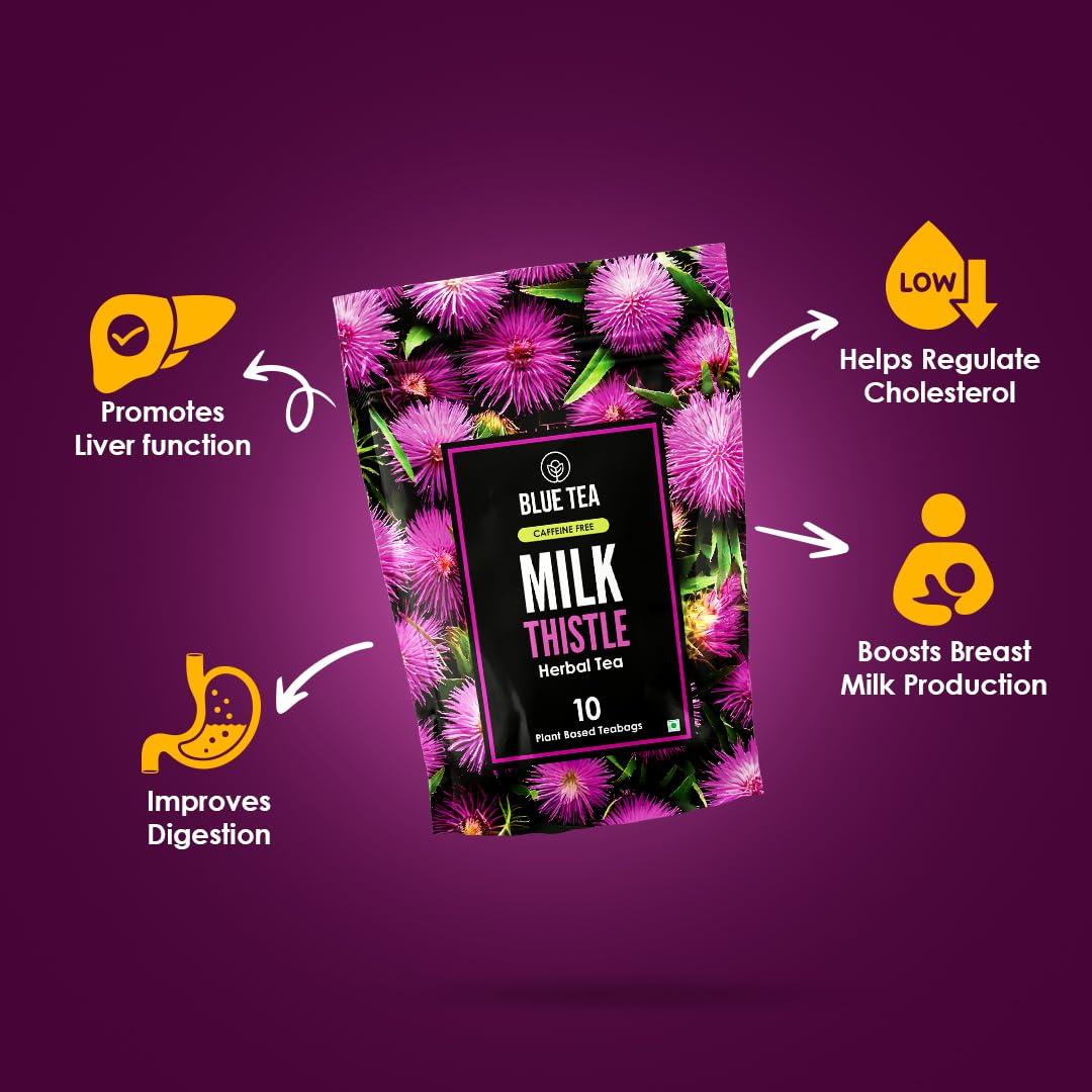 Té de Cardo Mariano Redplum - 10 Bolsas - Sin Cafeína