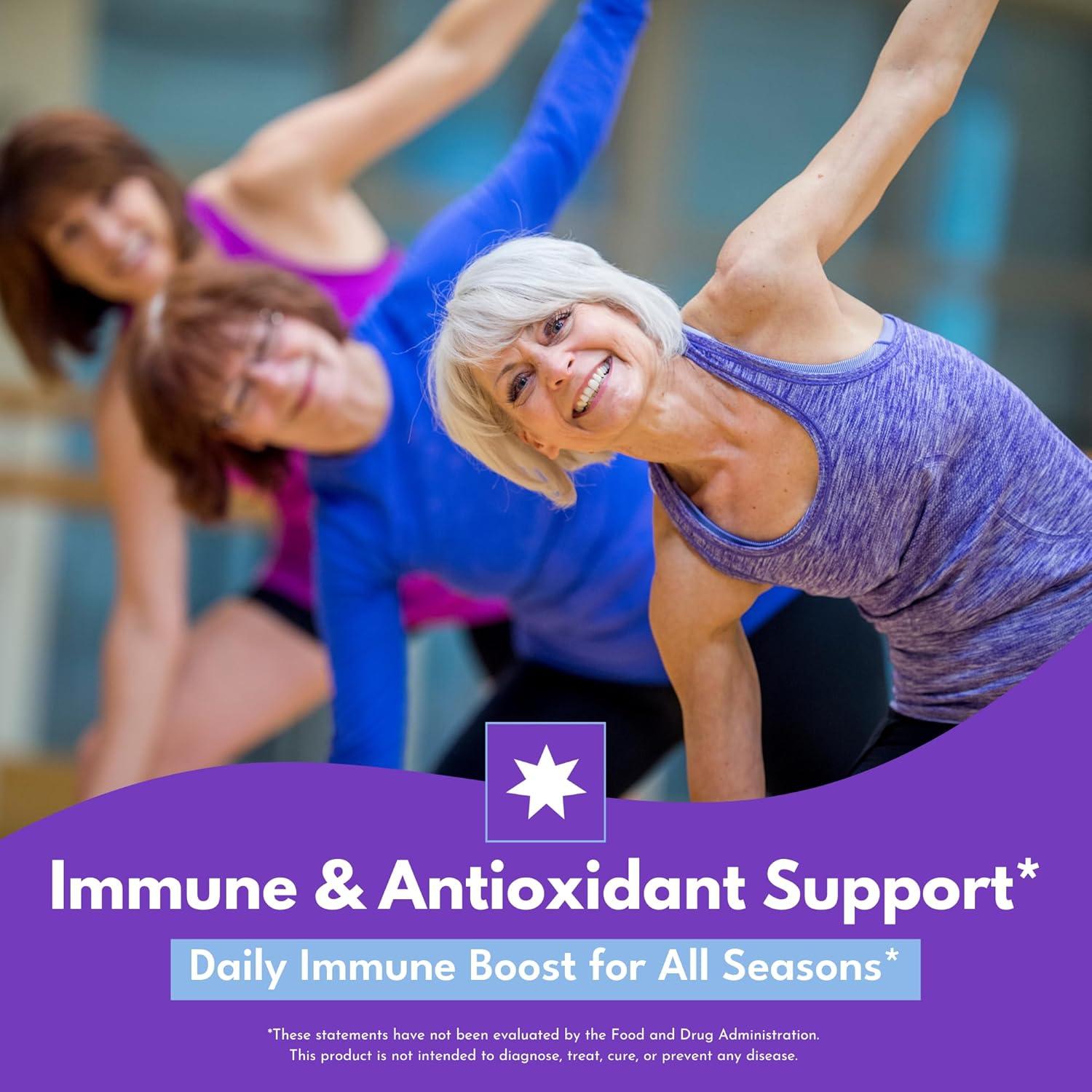 Bold Botanica Elderberry Plus - Extracto de Saúco Negro 30 Cápsulas Veganas con Zinc y Vitamina C