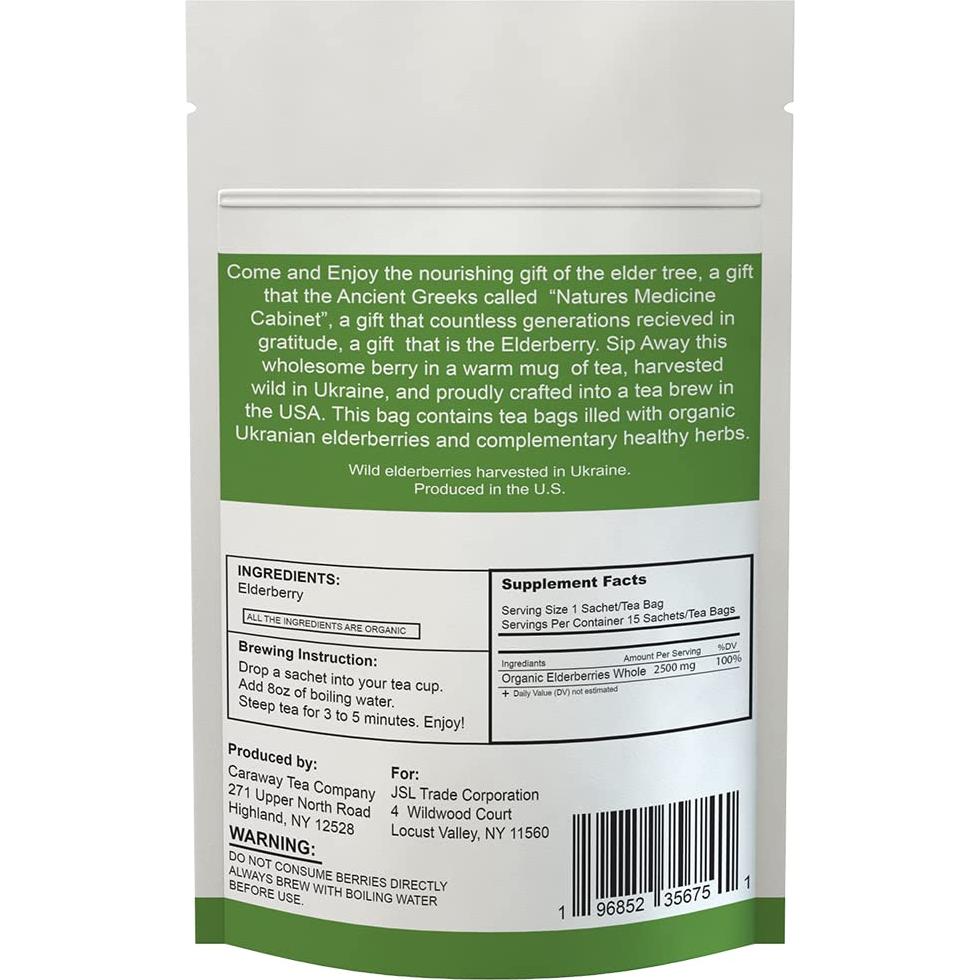 Té de Saúco Nature Wanted - 15 Saquitos Ecológicos