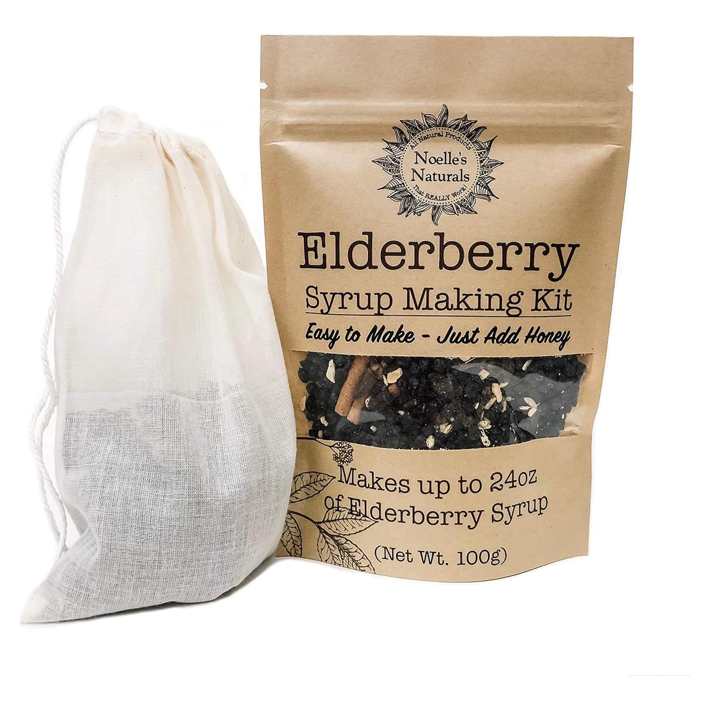 Kit de Jarabe de Sáuco Orgánico Noelle's Naturals - 710ml