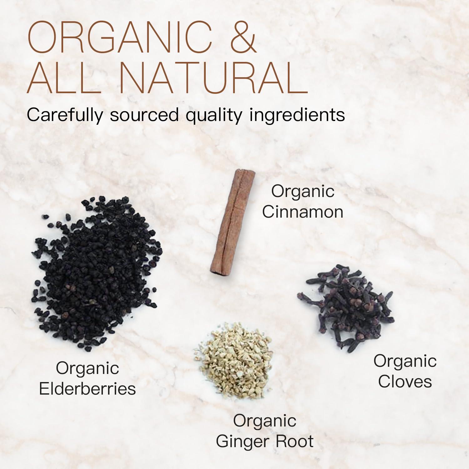 Kit de Jarabe de Sáuco Orgánico Noelle's Naturals - 710ml