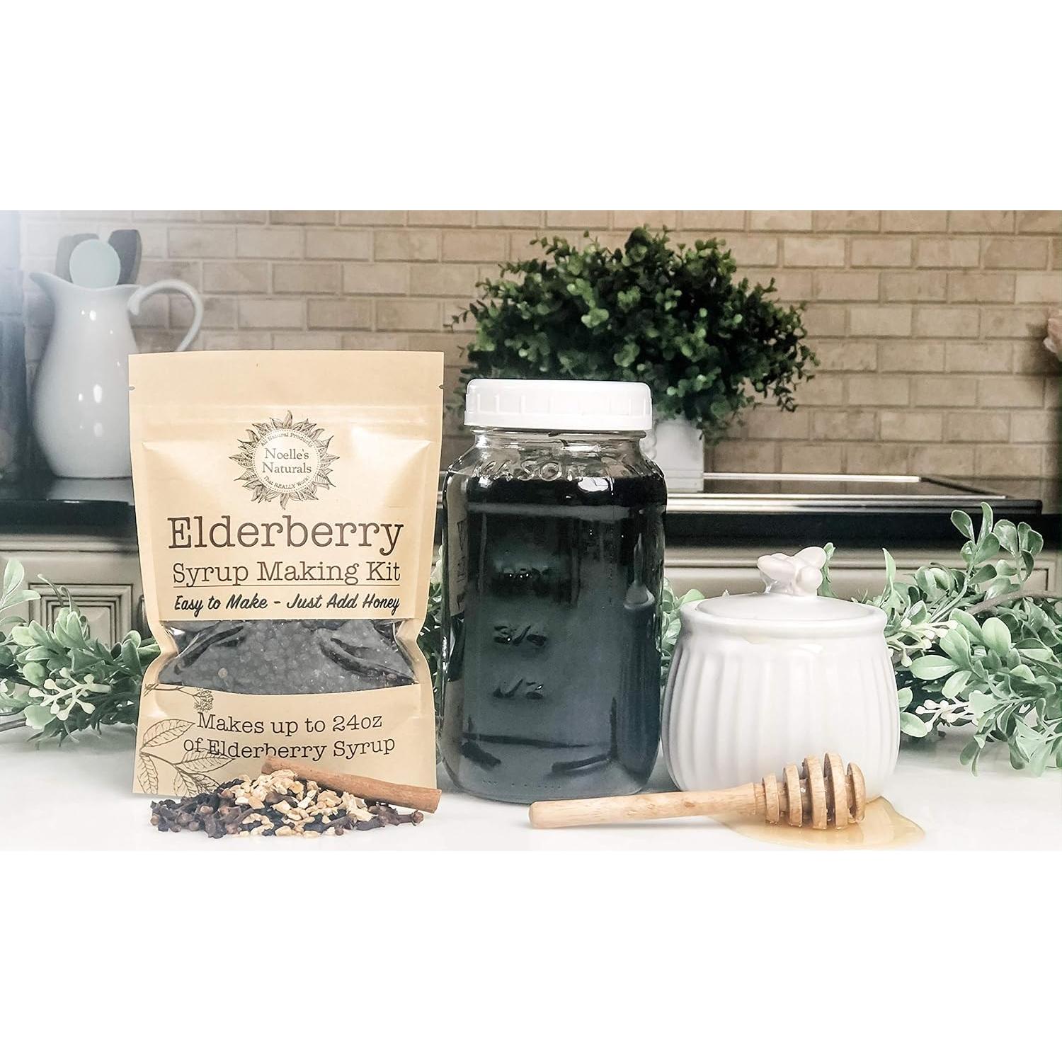 Kit de Jarabe de Sáuco Orgánico Noelle's Naturals - 710ml