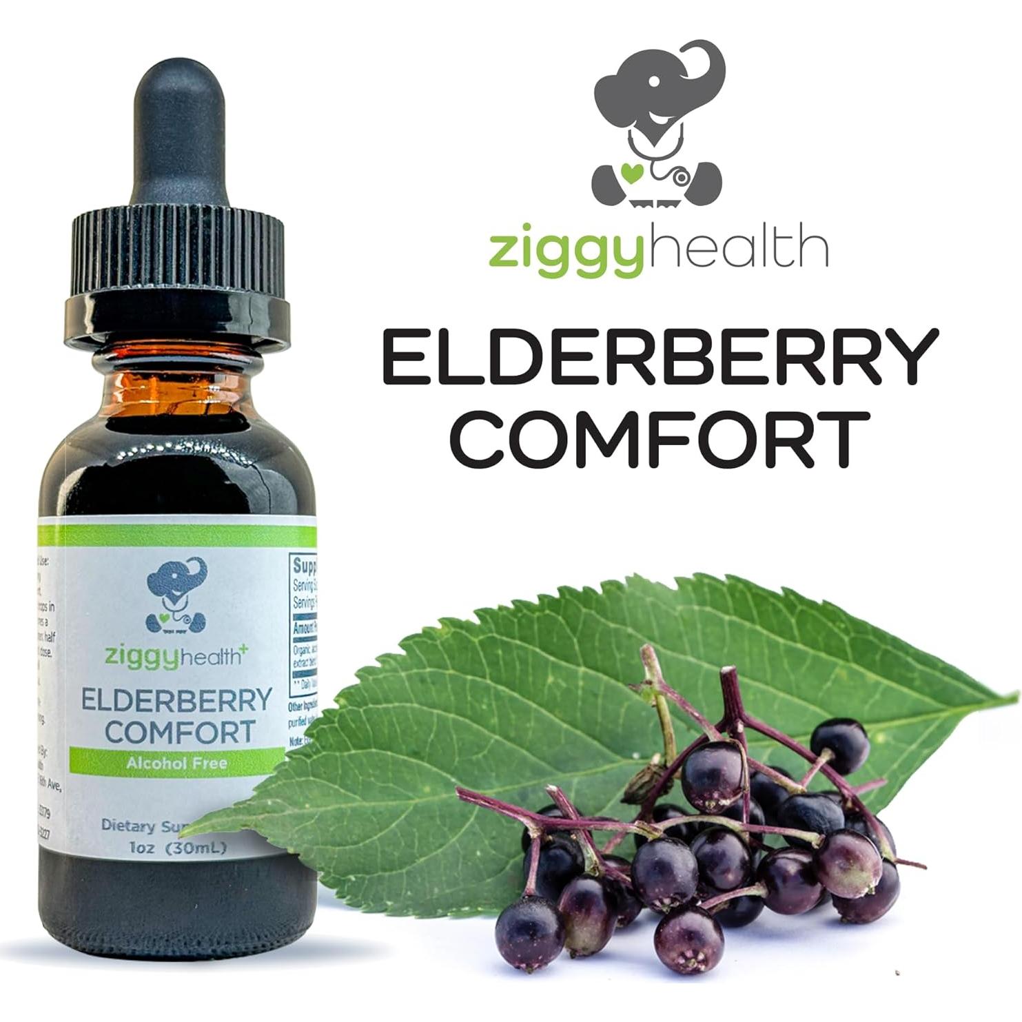 Tintura de Saúco Orgánica 30ml - Ziggy Health - Inmunidad y Respiración