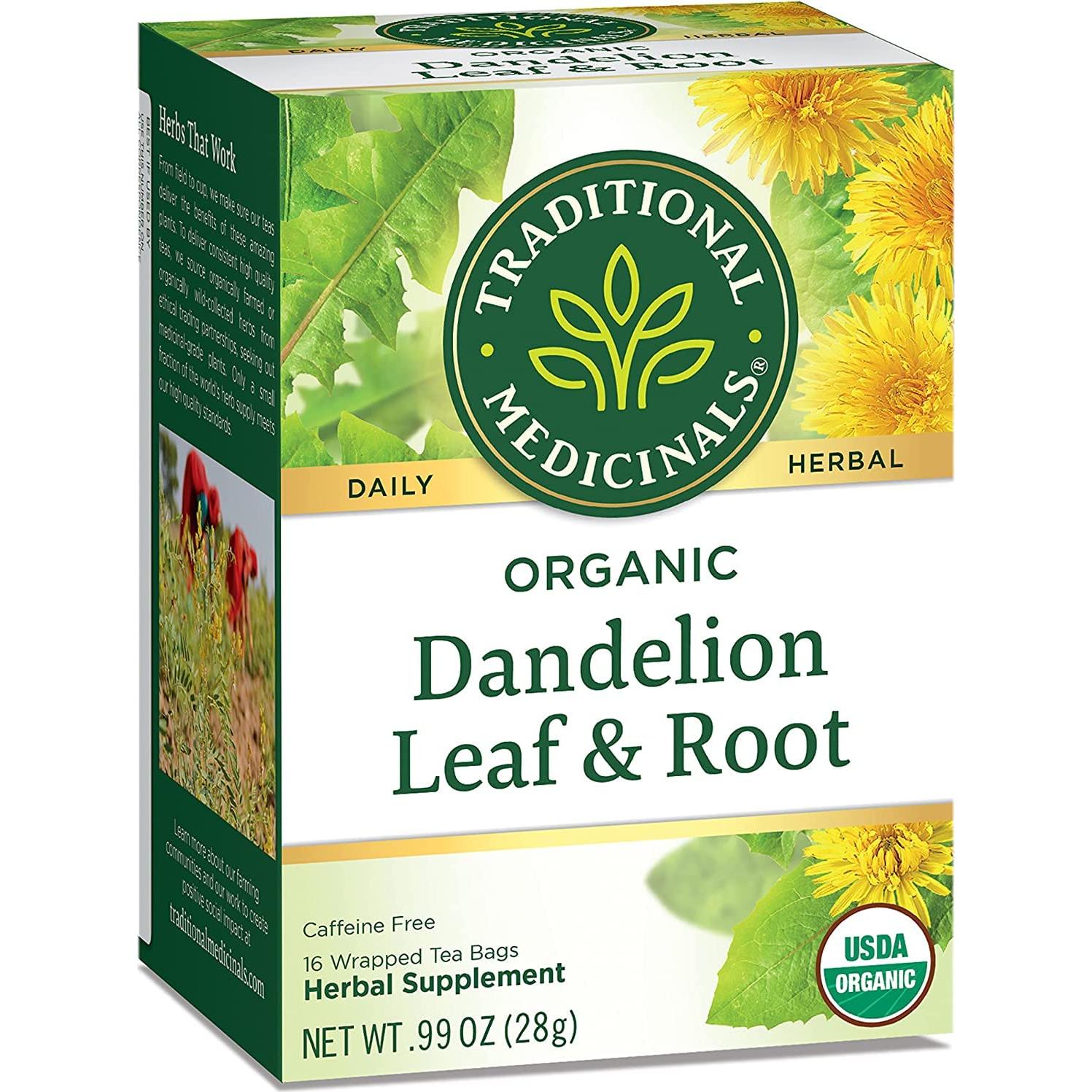 Té de Diente de León Orgánico Traditional Medicinals 32 Bolsitas