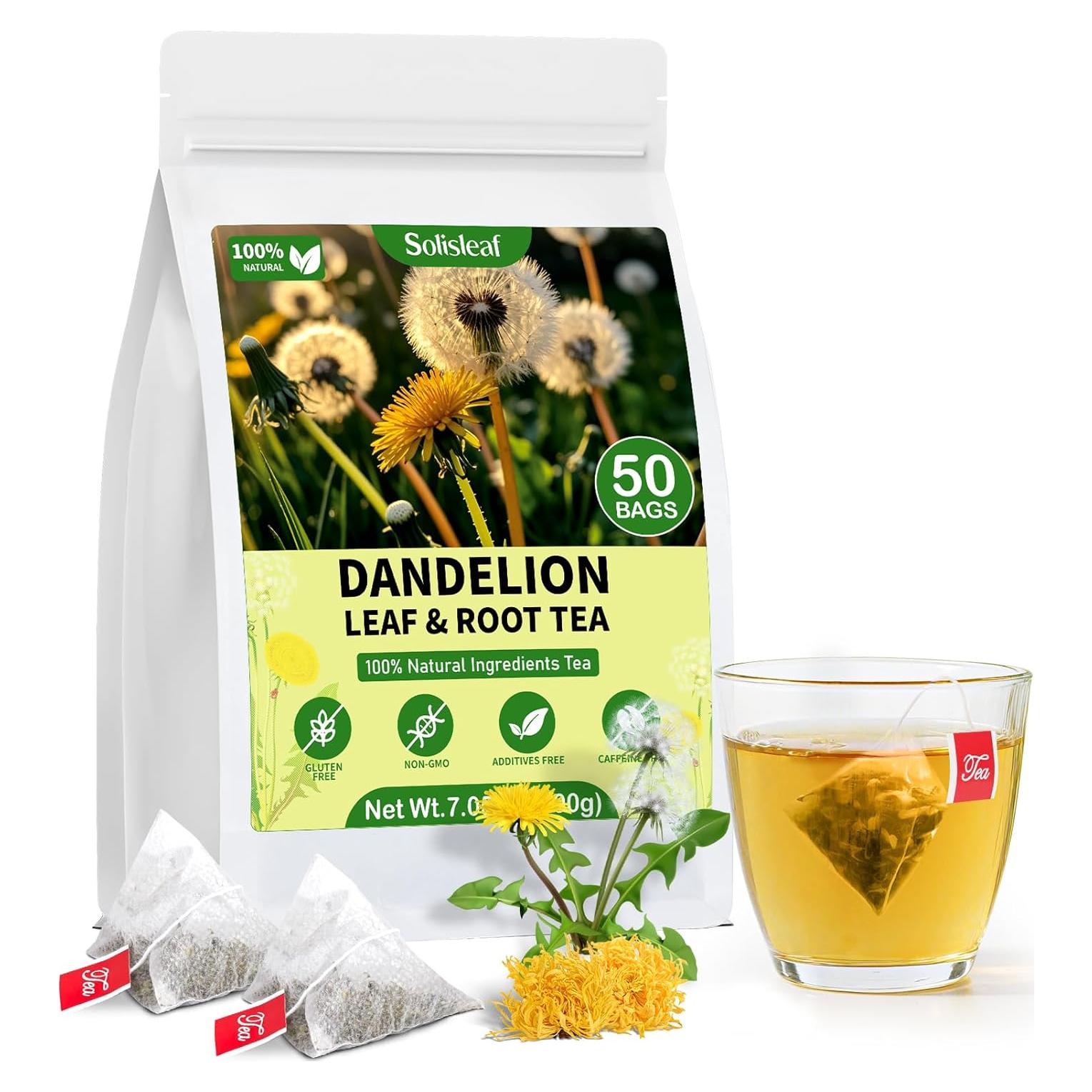 Té Herbal Diente de León Solisleaf 50 Bolsitas 108g