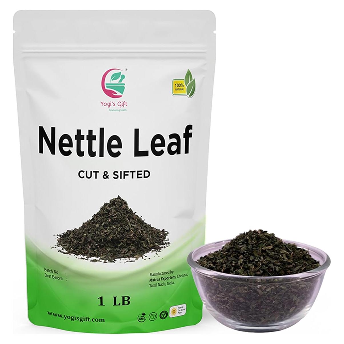 Hojas de Ortiga Secas 0.45 kg Yogi's Gift | Cortadas y Tamizadas