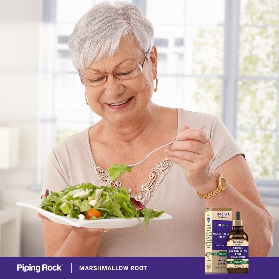 Extracto Líquido de Raíz de Malvavisco Piping Rock 118 ml Sin Alcohol