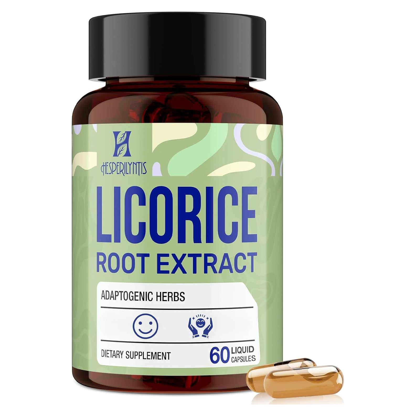Suplemento de Raíz de Regaliz Hesperilyntis 60 Cápsulas Líquidas