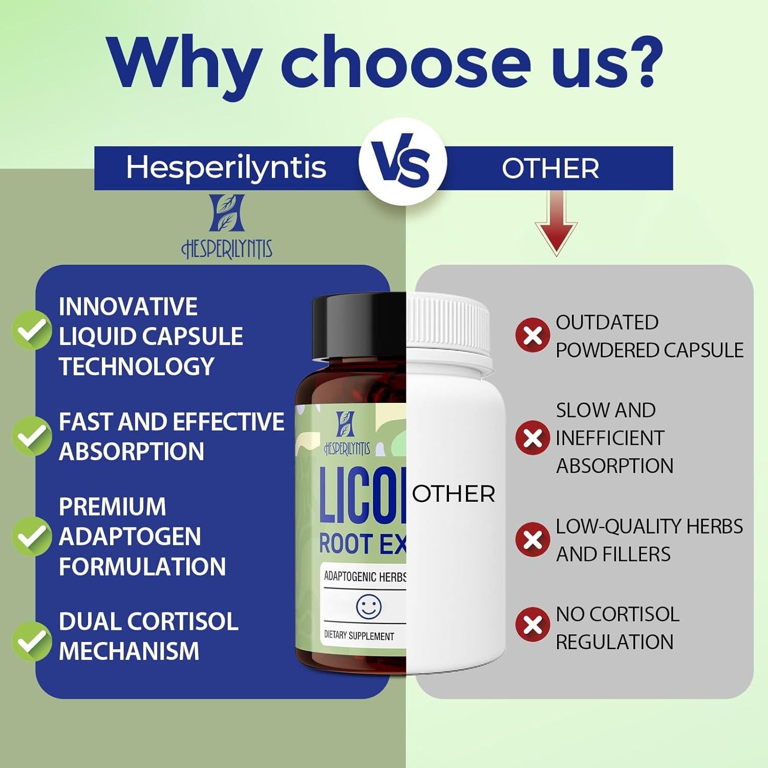 Suplemento de Raíz de Regaliz Hesperilyntis 60 Cápsulas Líquidas