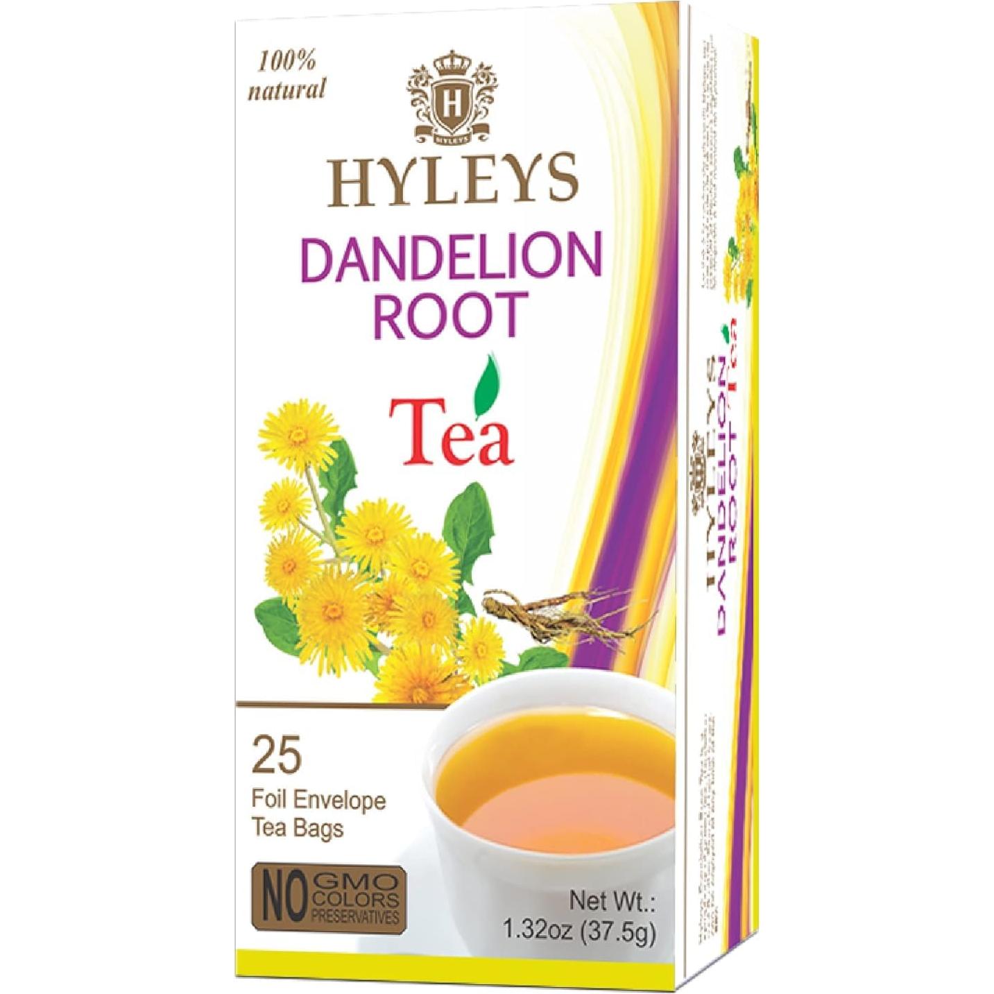 Té Verde Hyleys con Raíz de Diente de León - 25 Bolsitas