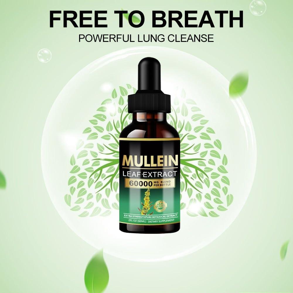 Gotas de Mullein 59.15 ml - Extracto Herbal para Pulmones