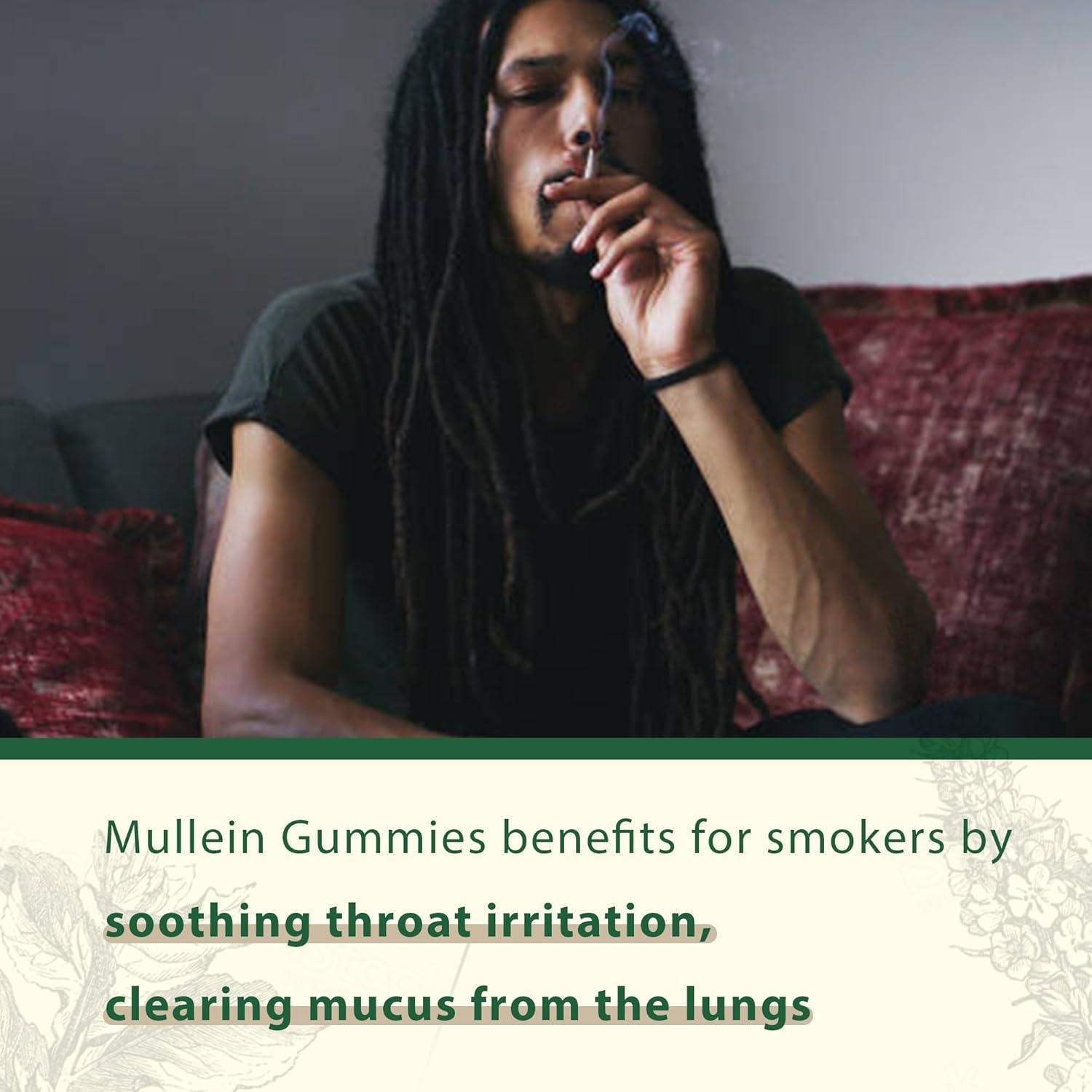 Gomitas NEVISS de Mullein 1000mg para Pulmones 60 Unidades