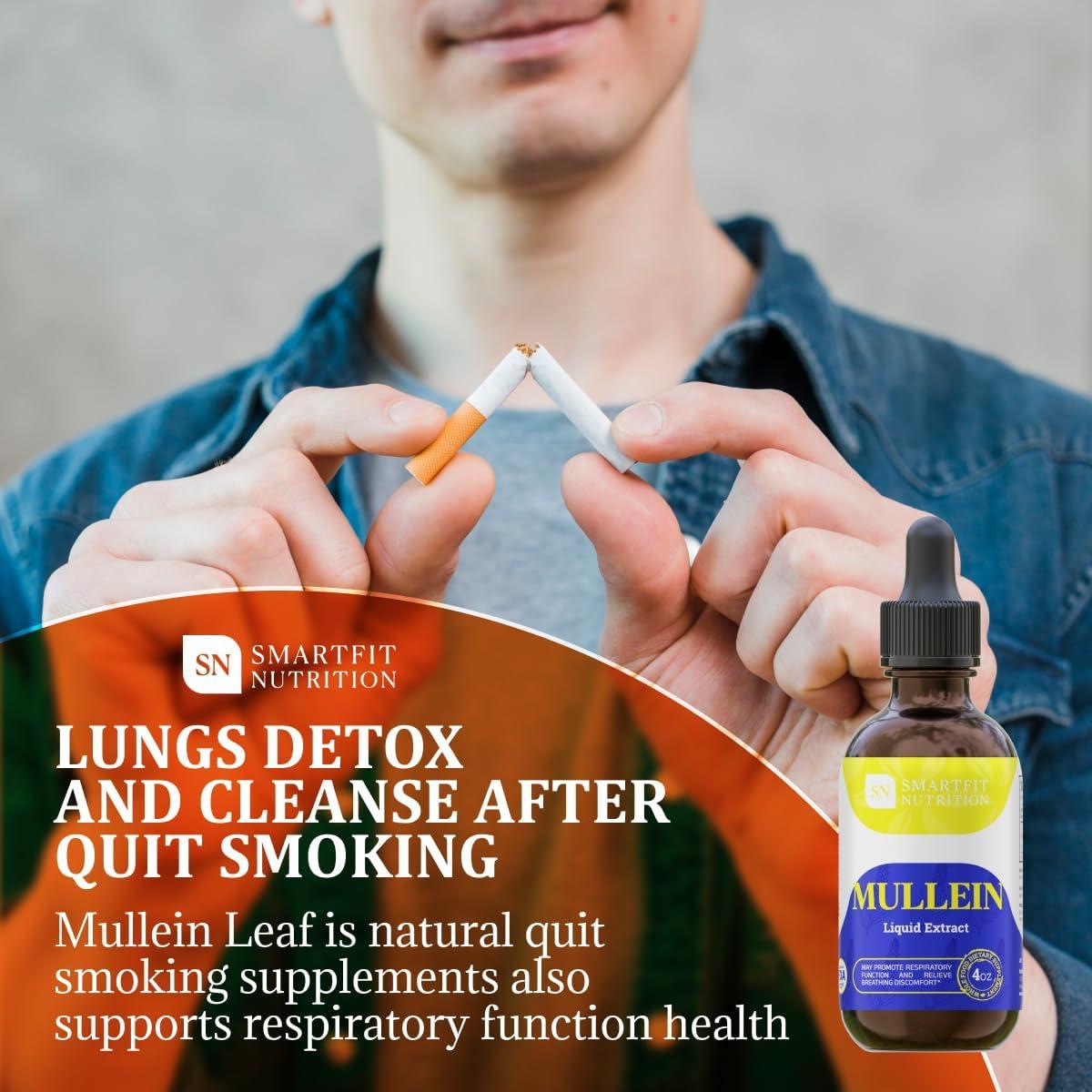 Extracto de Hoja de Mullein Smartfit 118.3 ml - Soporte Respiratorio