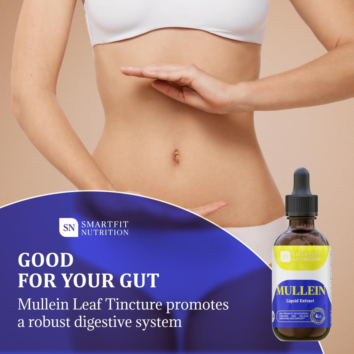 Extracto de Hoja de Mullein Smartfit 118.3 ml - Soporte Respiratorio