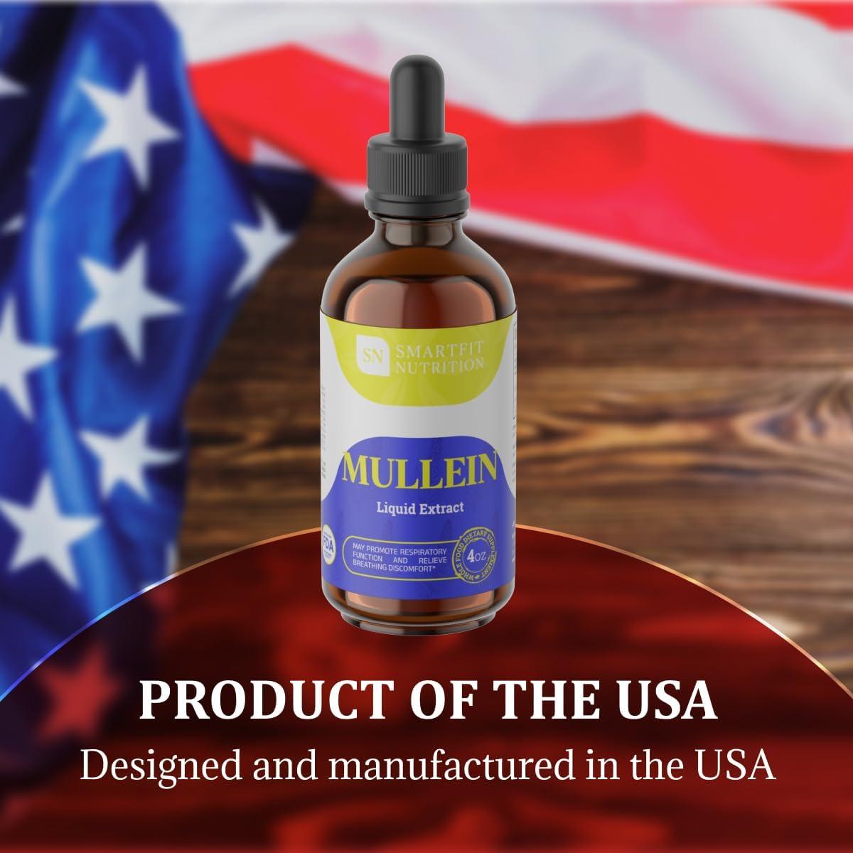 Extracto de Hoja de Mullein Smartfit 118.3 ml - Soporte Respiratorio