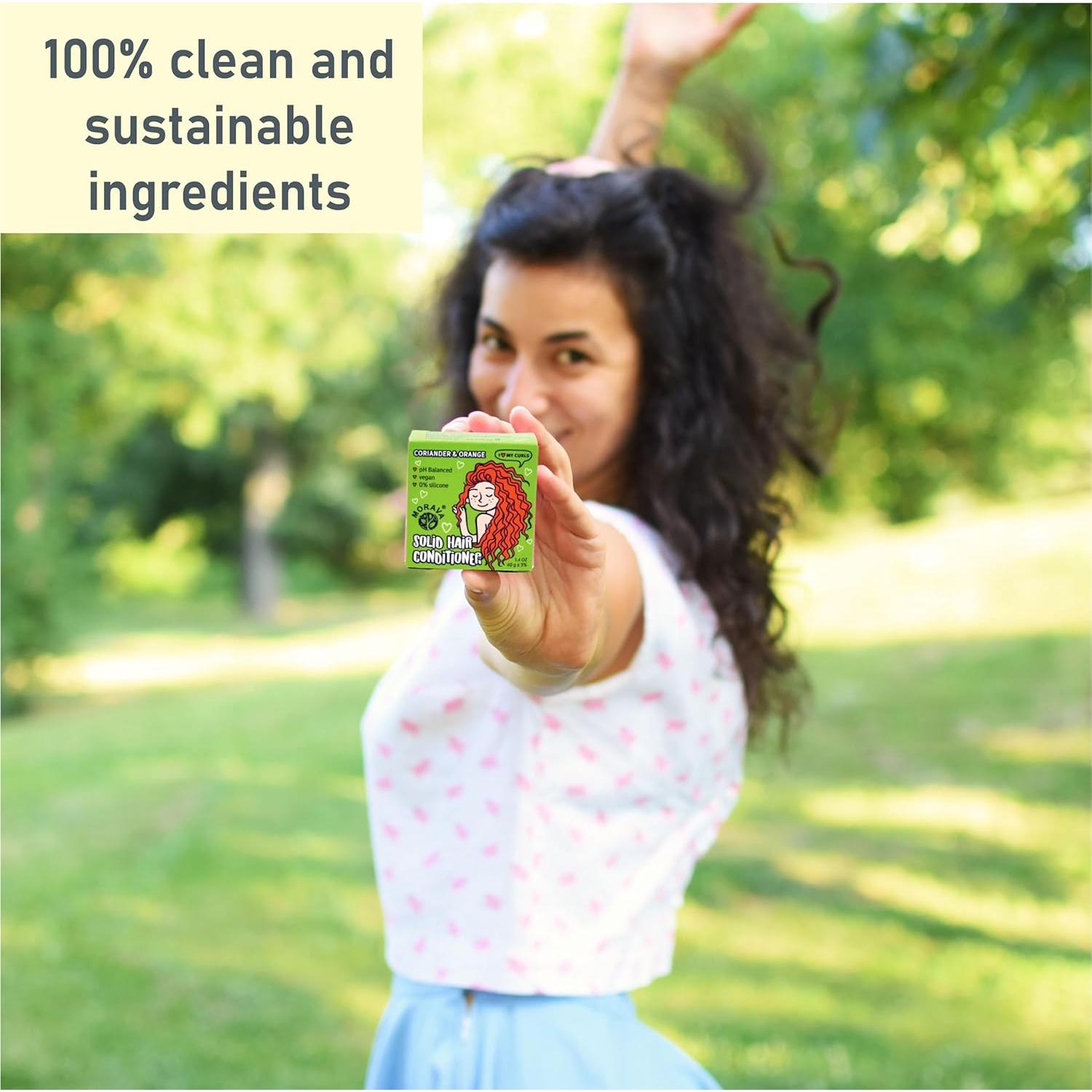 Barra Acondicionadora Morava para Cabello Rizado 45g