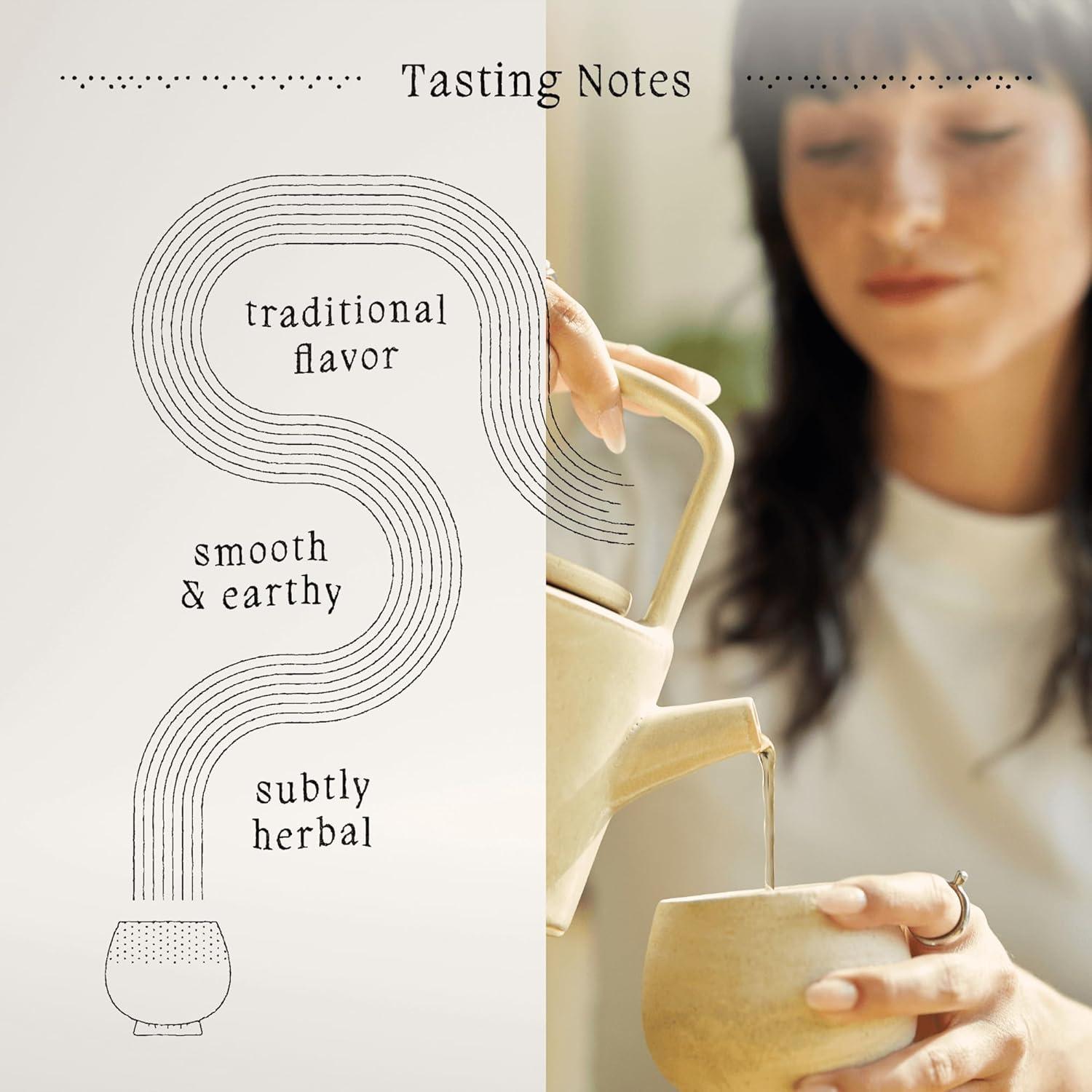 Té de Yerba Mate Crudo Orgánico Premium Katú Ka'a - 15 Bolsitas