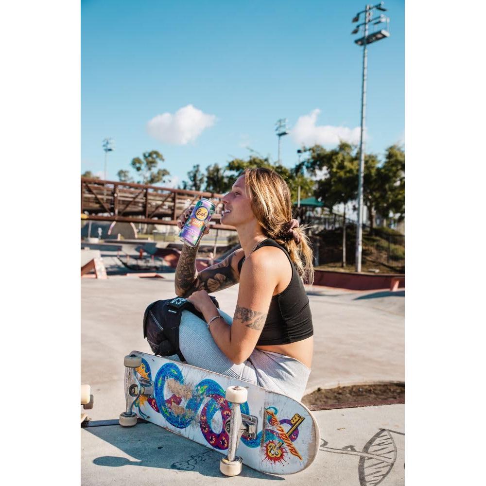 Babe Bebida Energética de Yerba Mate Orgánica 150mg Cafeína - Fruta de la Pasión, Naranja y Guayaba (12 x 473ml)