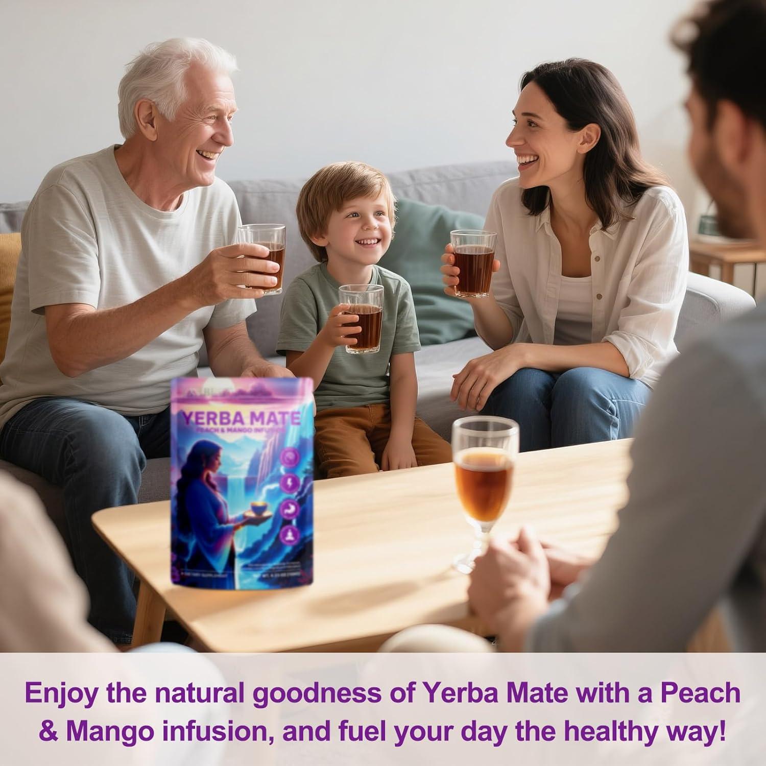 Yerba Mate Instantánea ZXXBEST Sabor Durazno Mango 132g