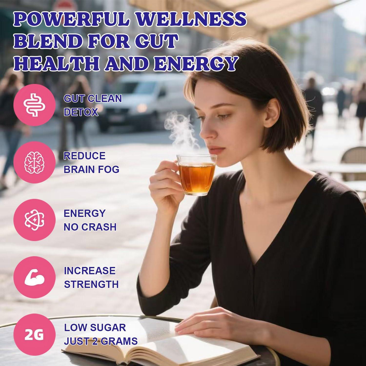 Super Yerba Mate Instantáneo Josmon Sabor Frambuesa Limonada 30 Porciones